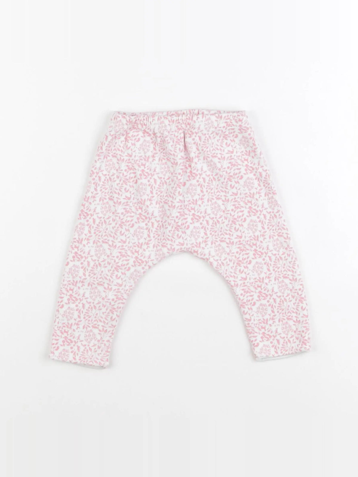 Petit Bateau - sarouel rose - 6 mois