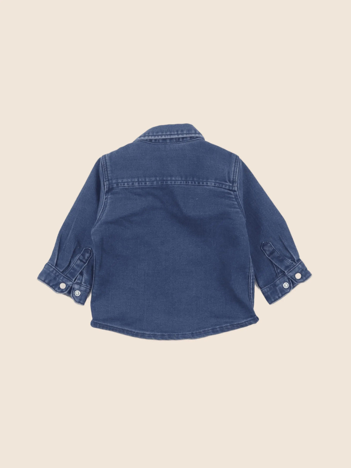 Boutchou - chemise bleu - 6 mois