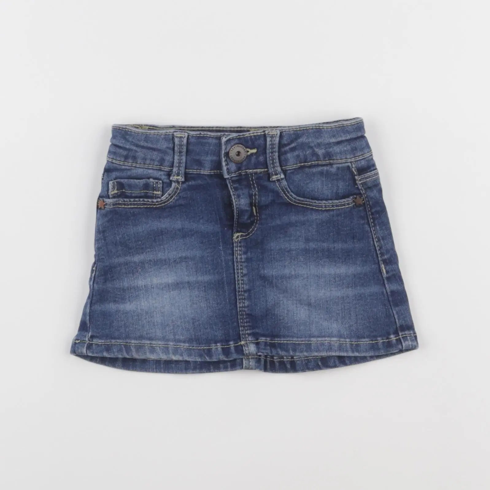 Vertbaudet - jupe bleu - 2 ans