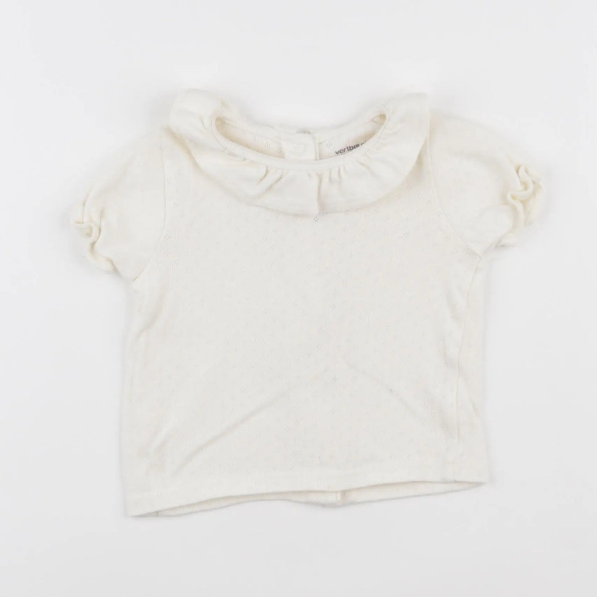 Vertbaudet - tee-shirt beige - 12 mois