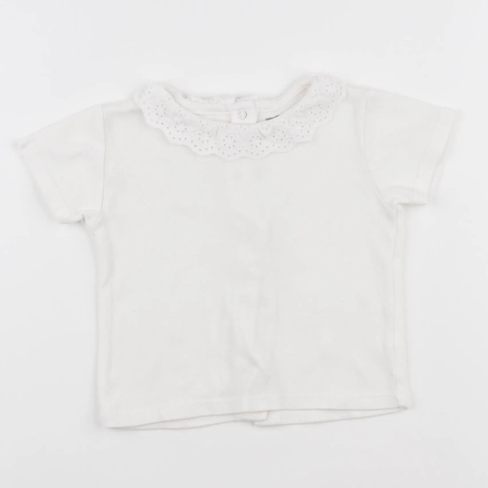 Vertbaudet - tee-shirt beige - 12 mois