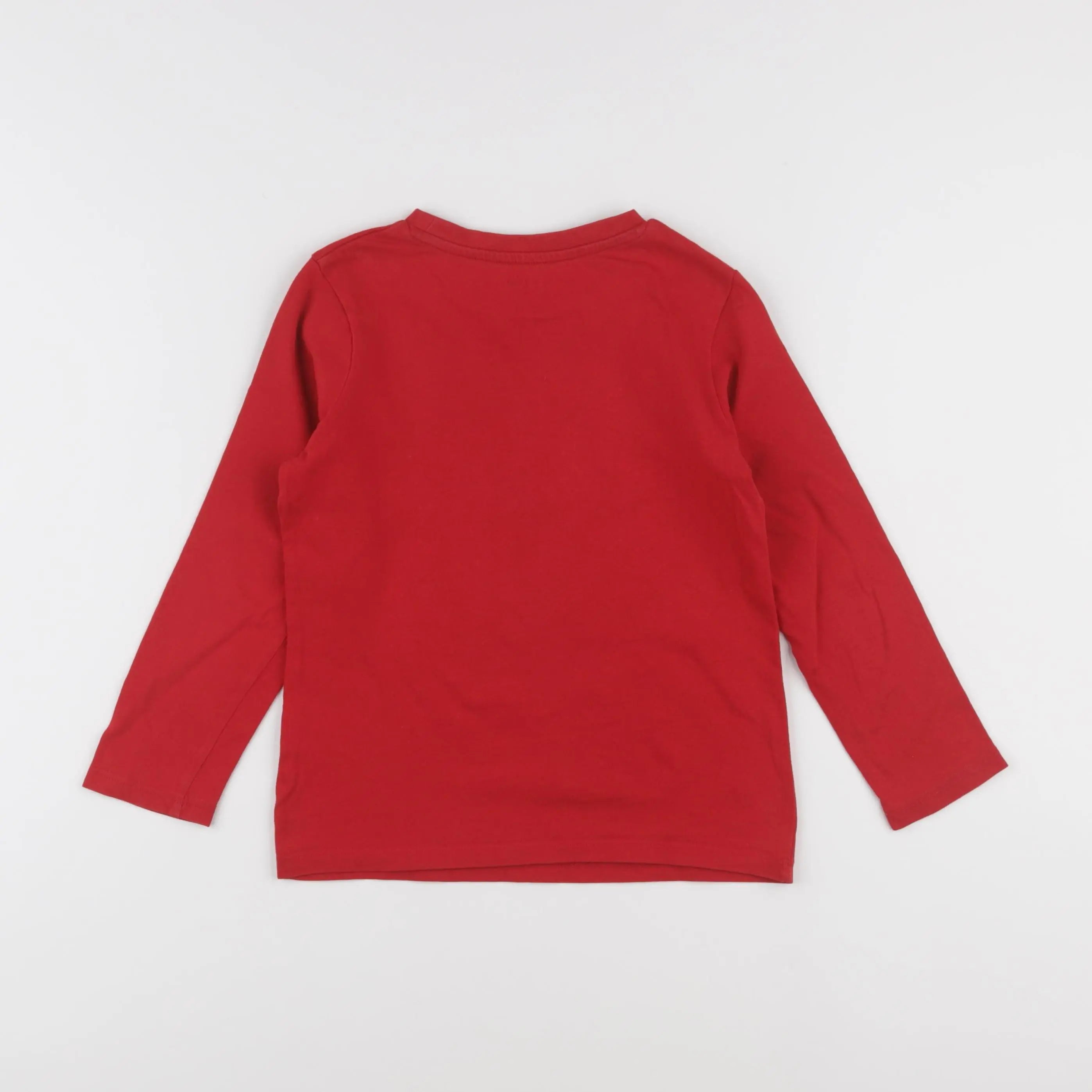Vertbaudet - tee-shirt rouge - 6 ans