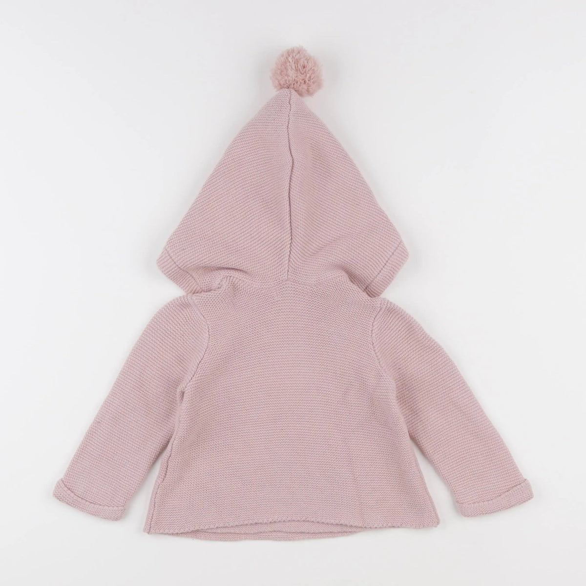 Vertbaudet - gilet rose - 12 mois