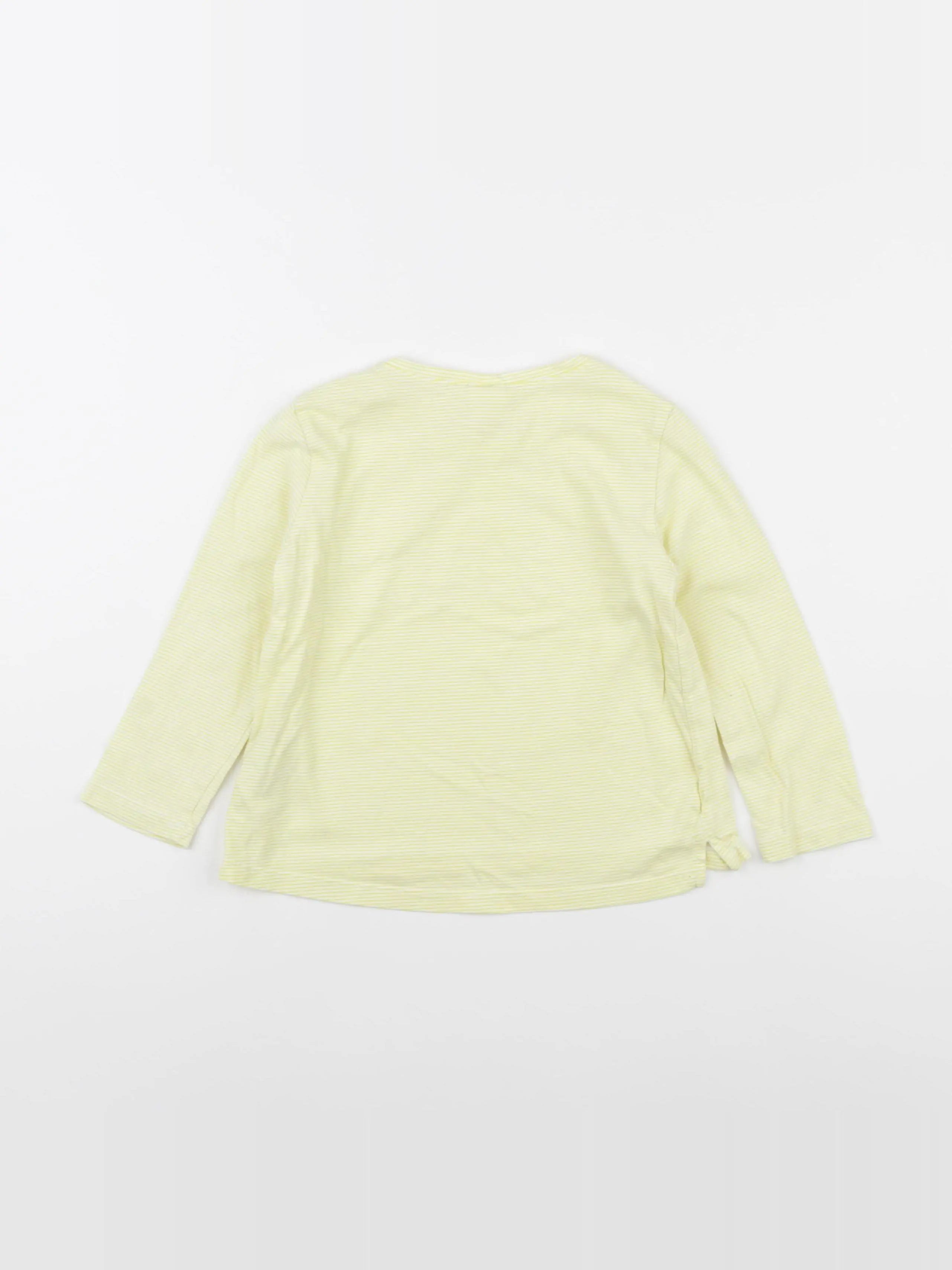 H&M - tee-shirt jaune - 2 ans