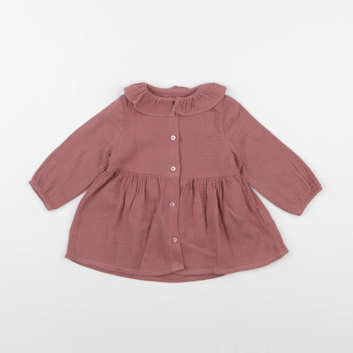 Vertbaudet - robe rose - 6 mois