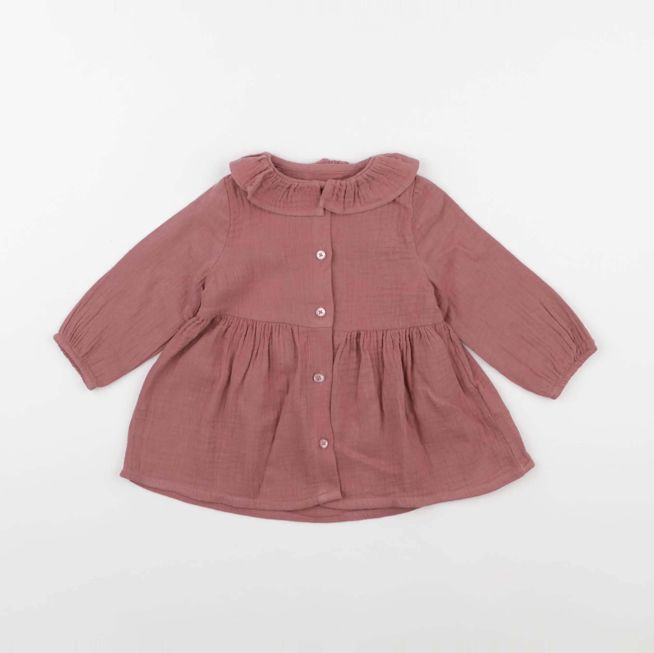 Vertbaudet - robe rose - 6 mois