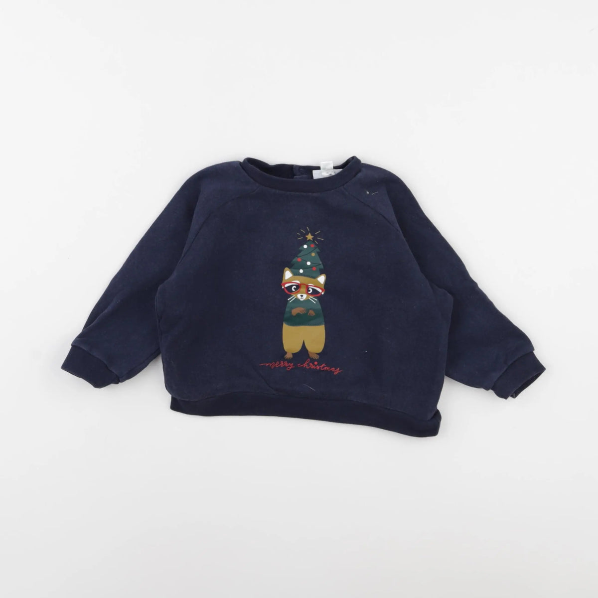 Vertbaudet - sweat bleu - 18 mois