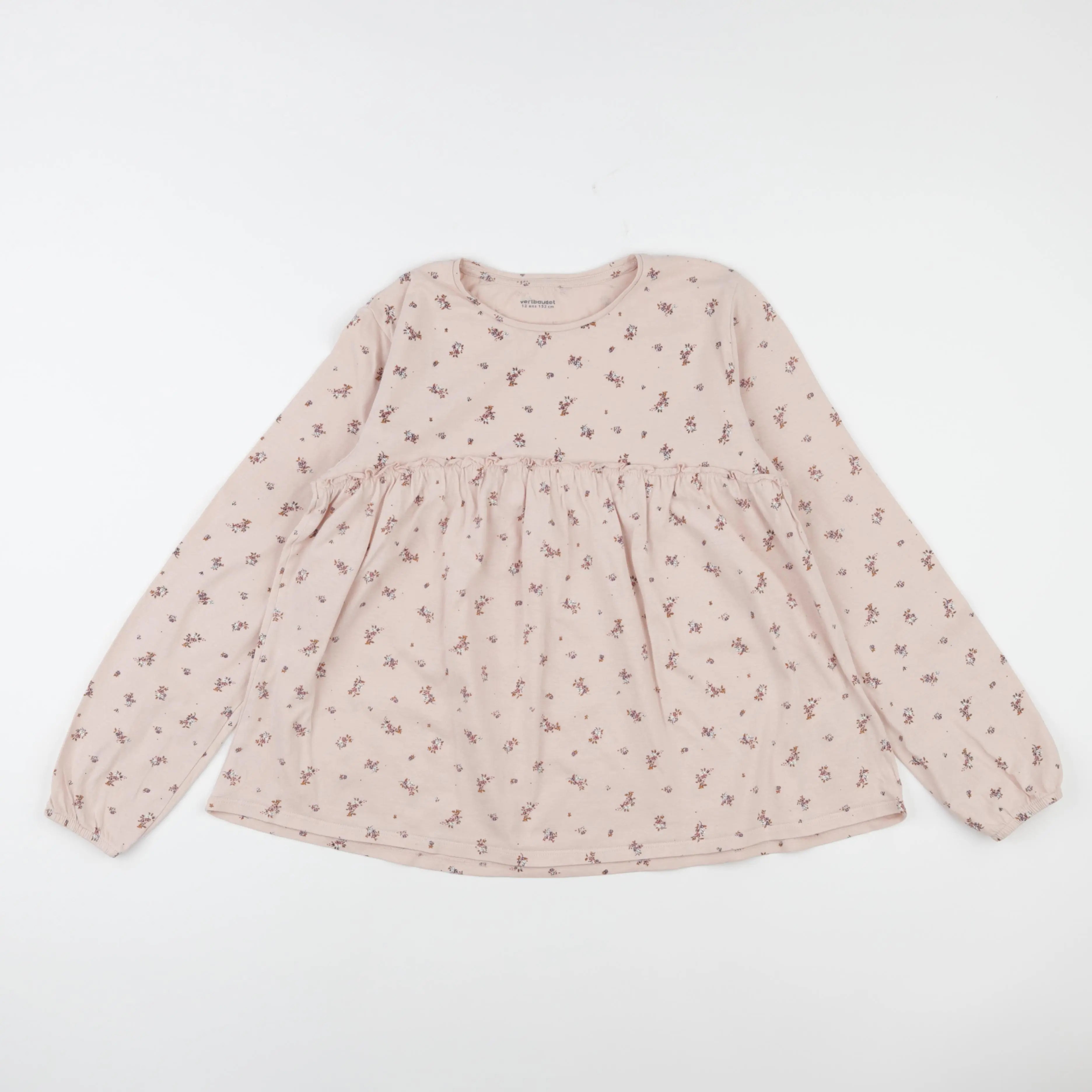 Vertbaudet - tee-shirt rose - 12 ans