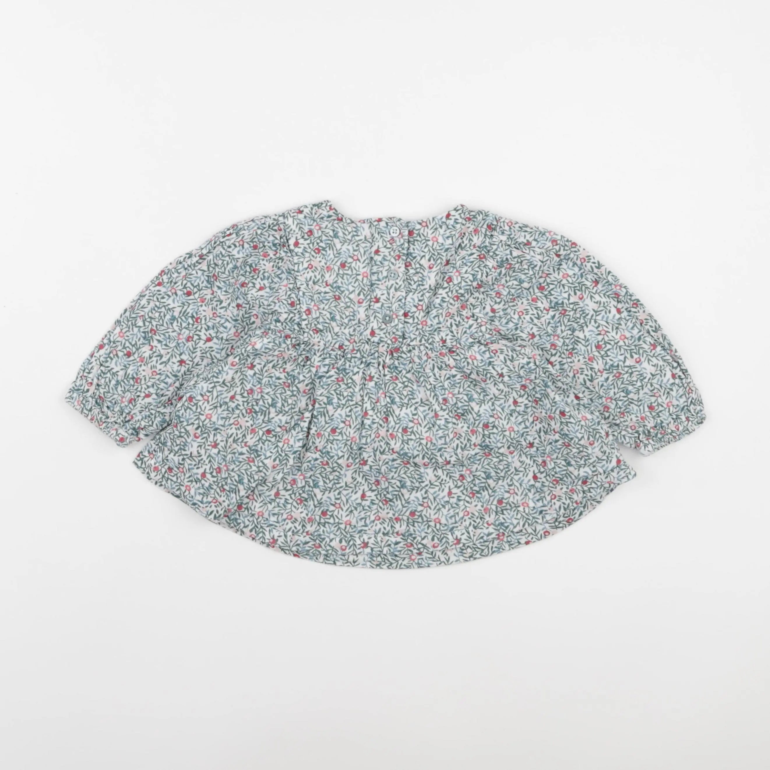 Vertbaudet - blouse multicolore - 12 mois