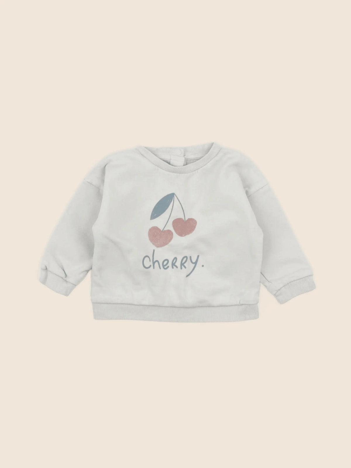 Vertbaudet - sweat beige - 12 mois