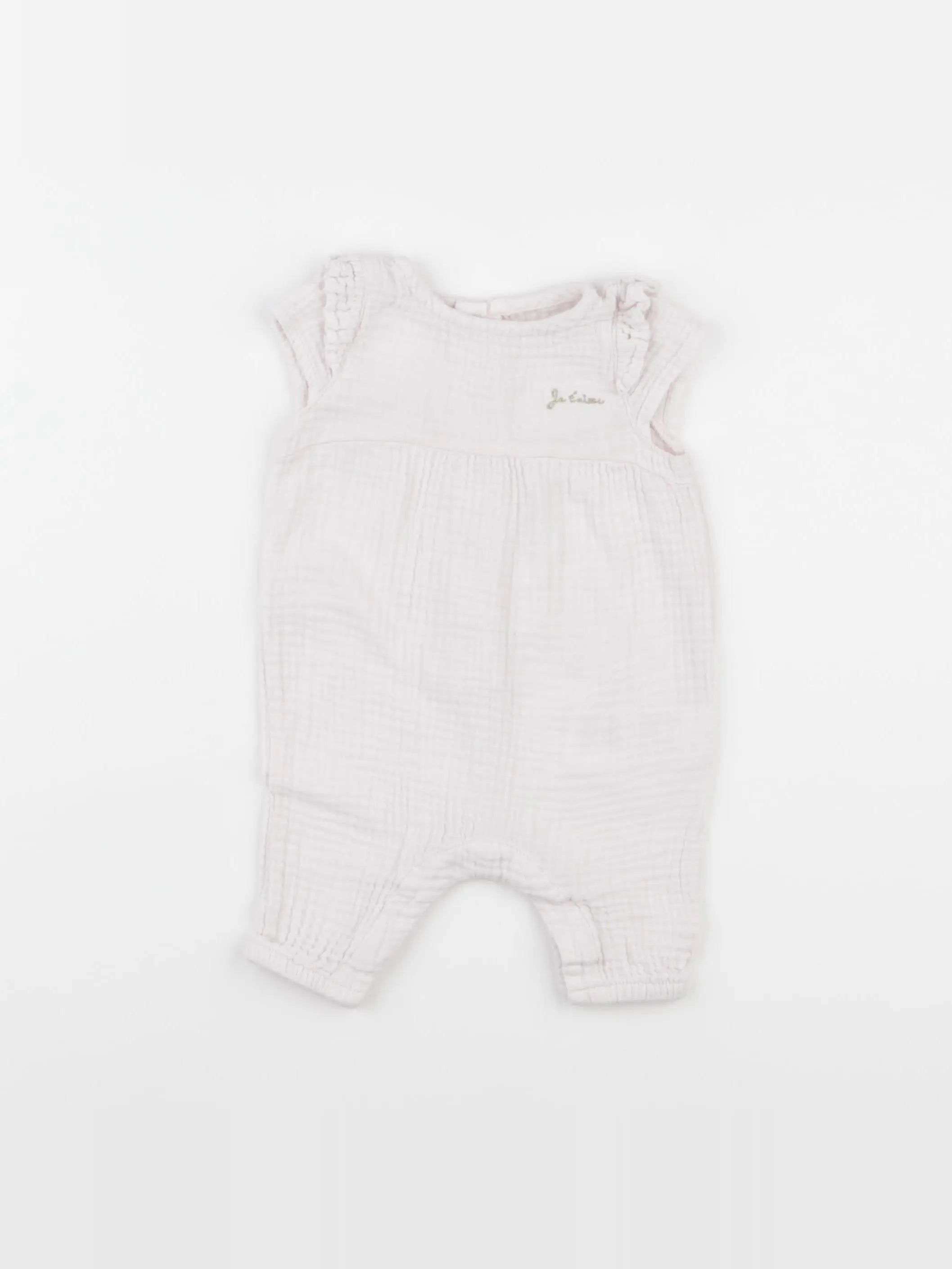 Vertbaudet - combinaison rose - 1 mois