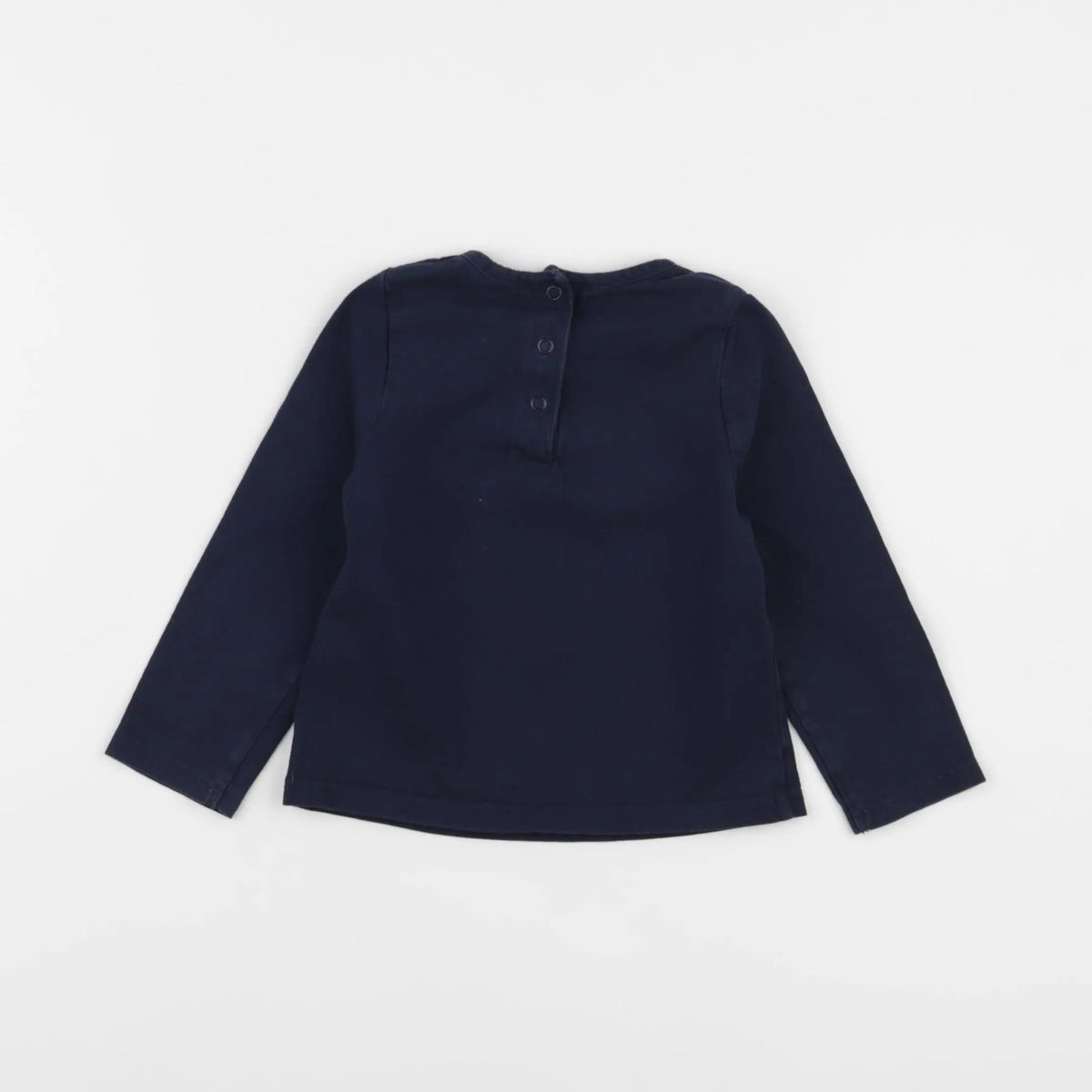 Vertbaudet - tee-shirt bleu - 12 mois