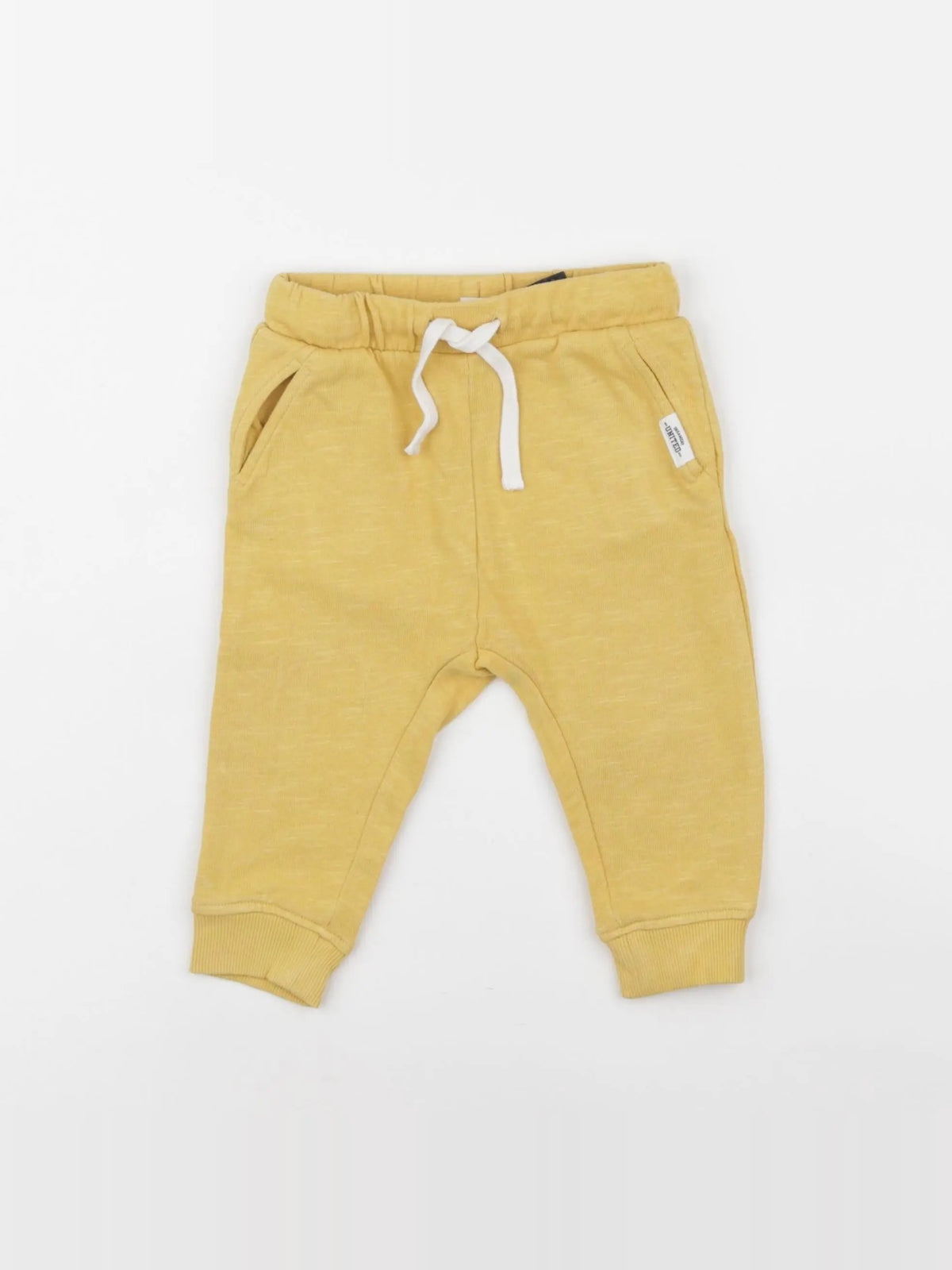 H&M - jogging jaune - 6/9 mois