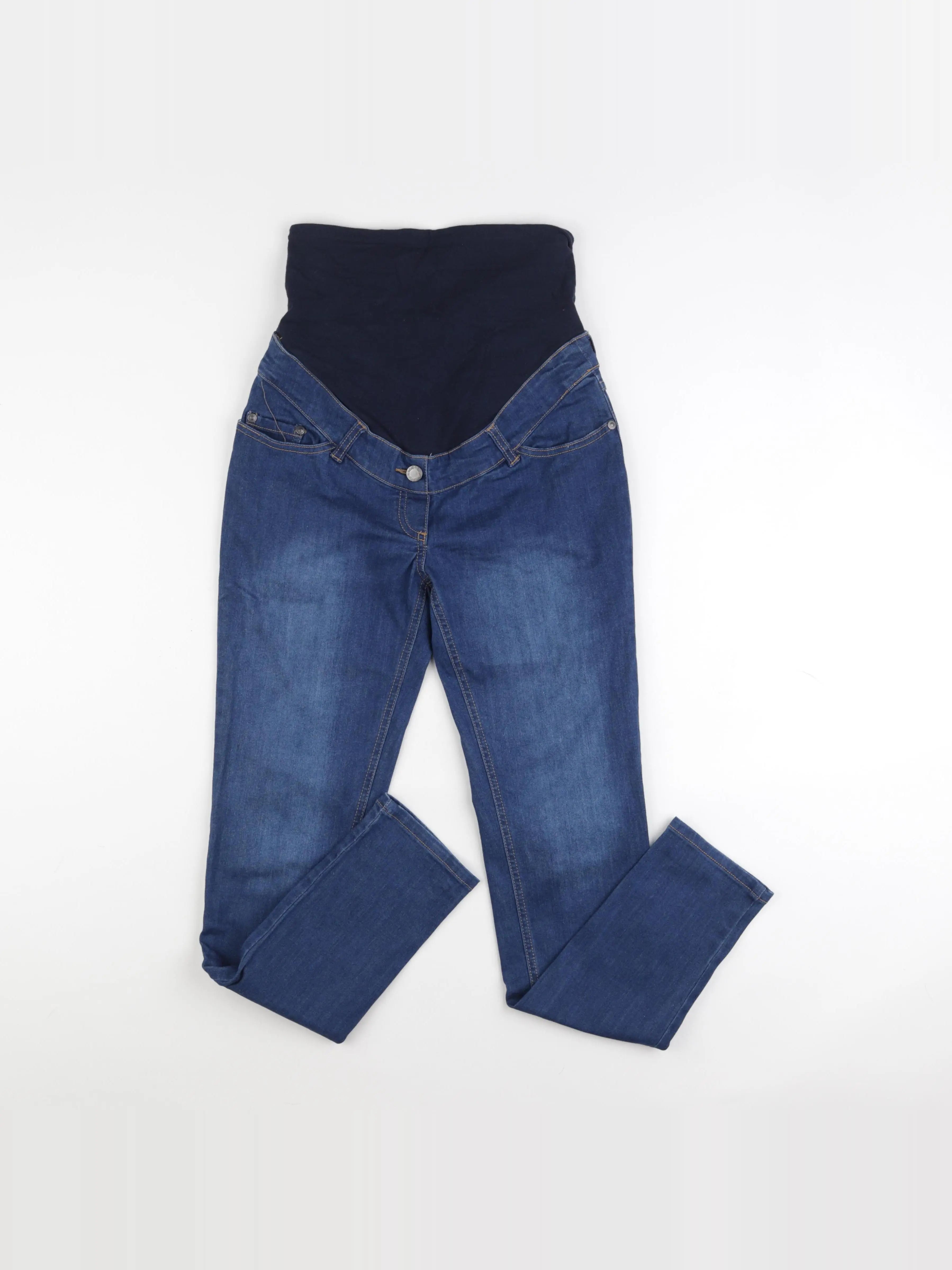 Vertbaudet - jean grossesse bleu - 34