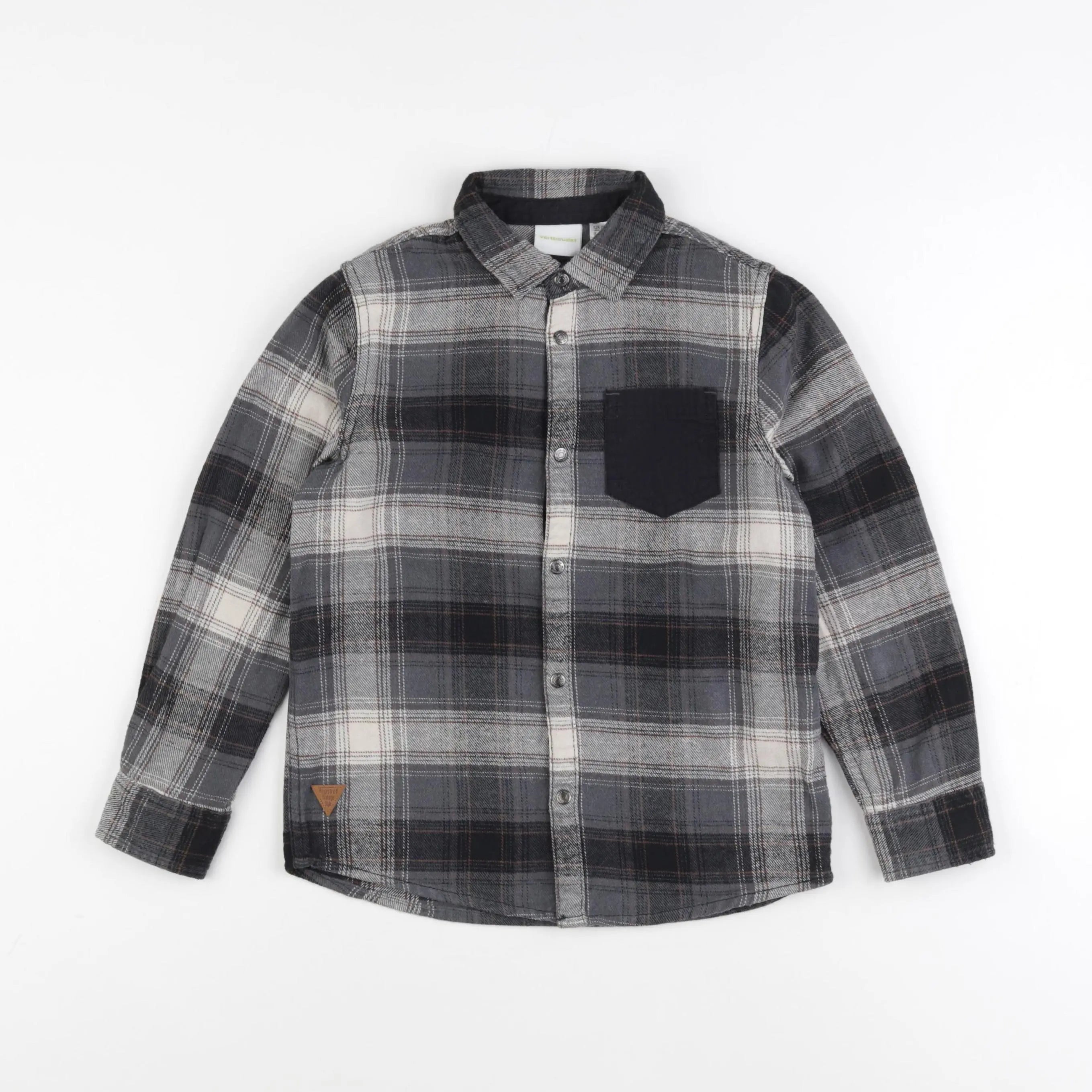 Vertbaudet - chemise multicolore - 8 ans