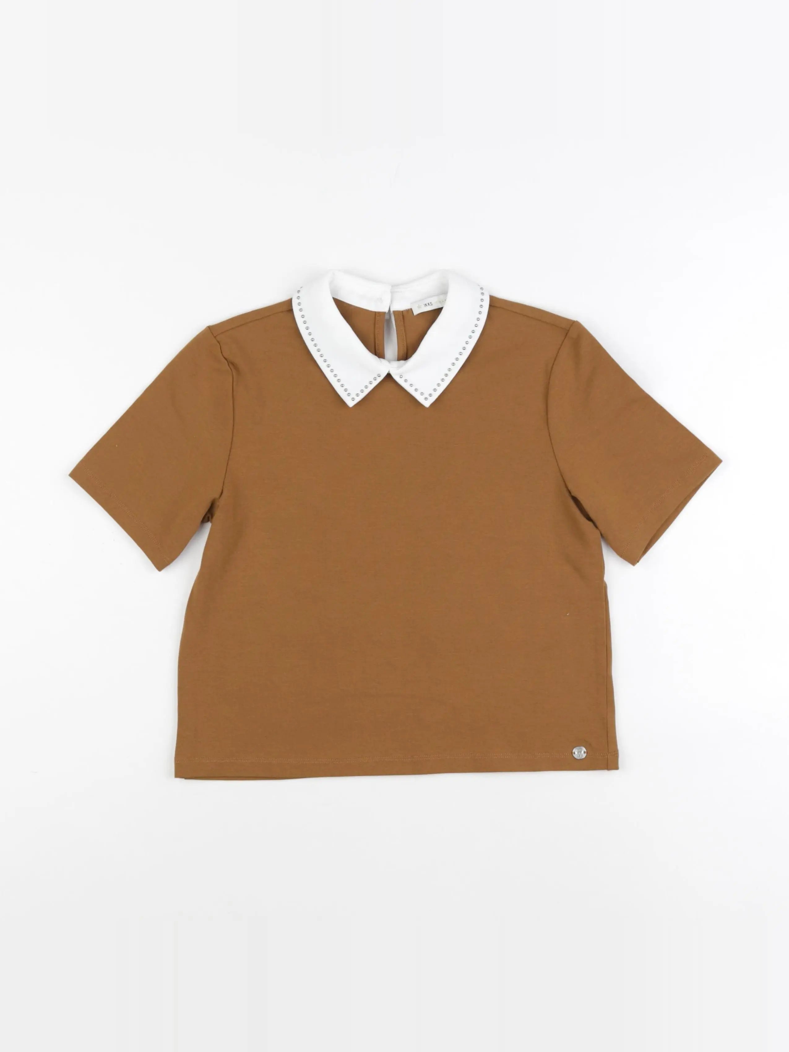 IKKS - tee-shirt marron - 10 ans