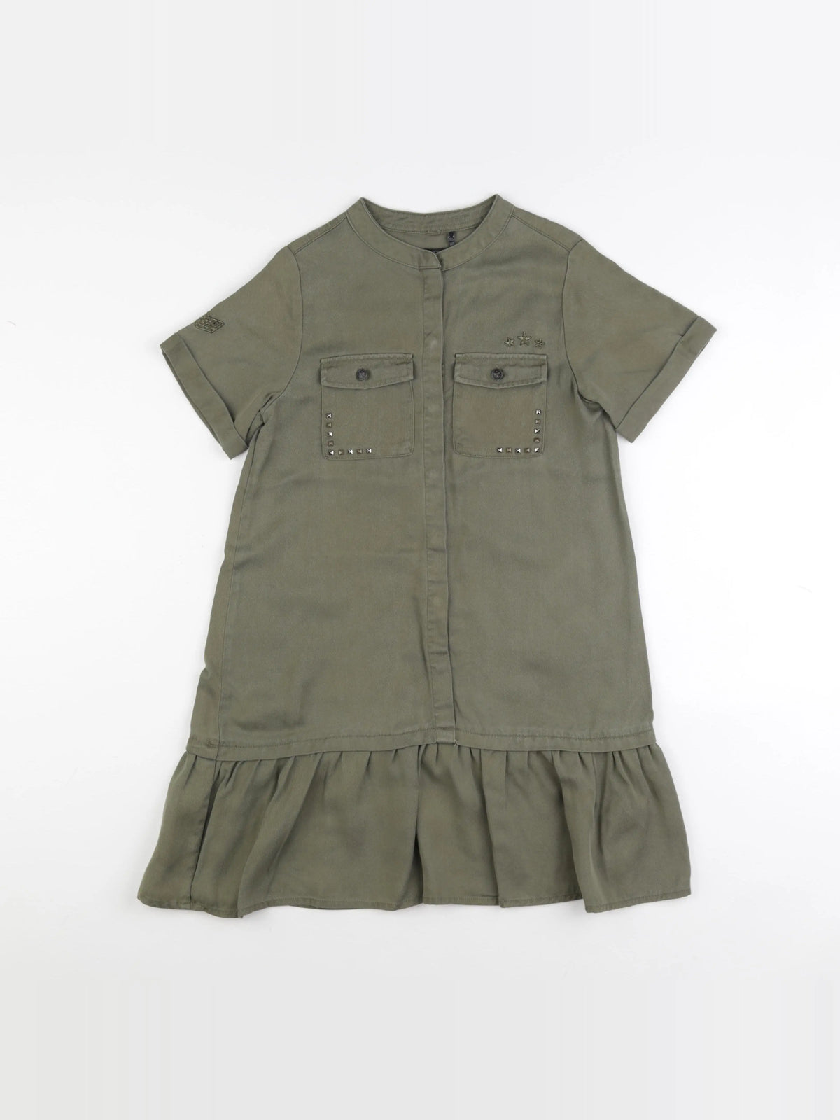 IKKS - robe imprimé au dos vert - 10 ans