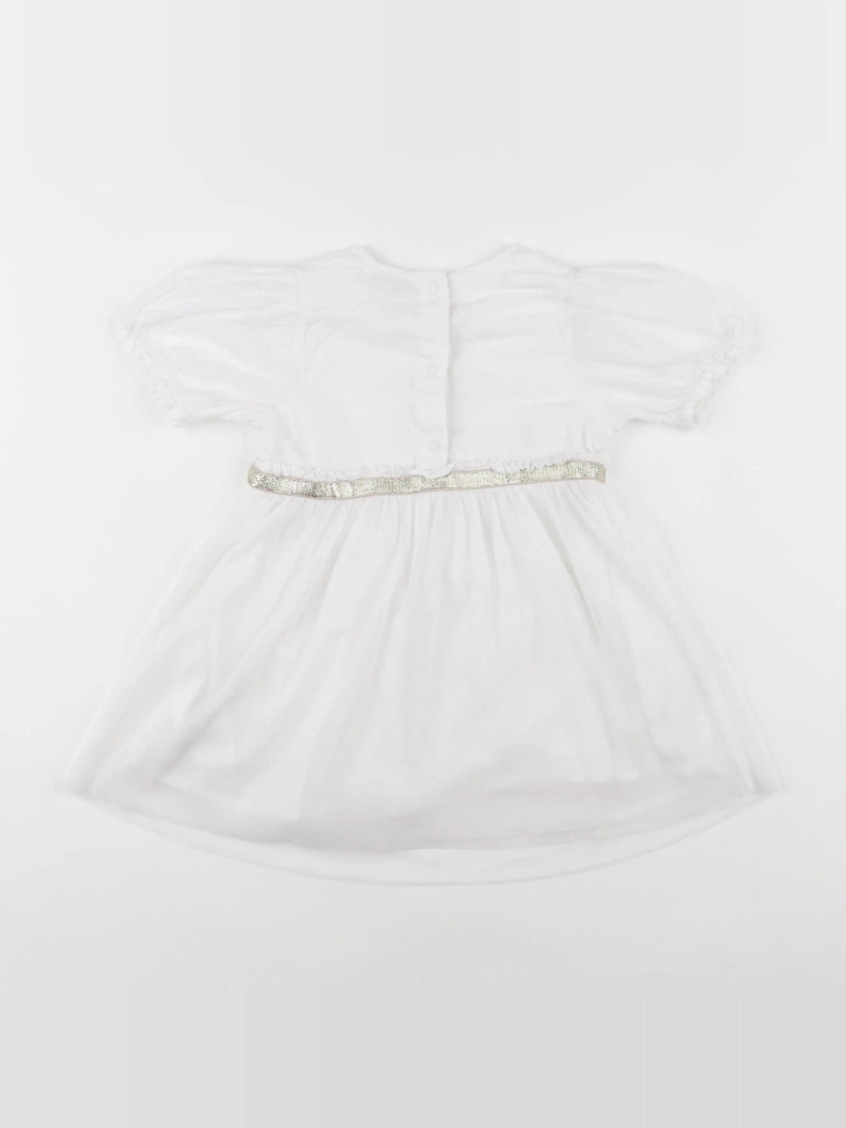 Tape à l'oeil - robe blanc - 24 mois