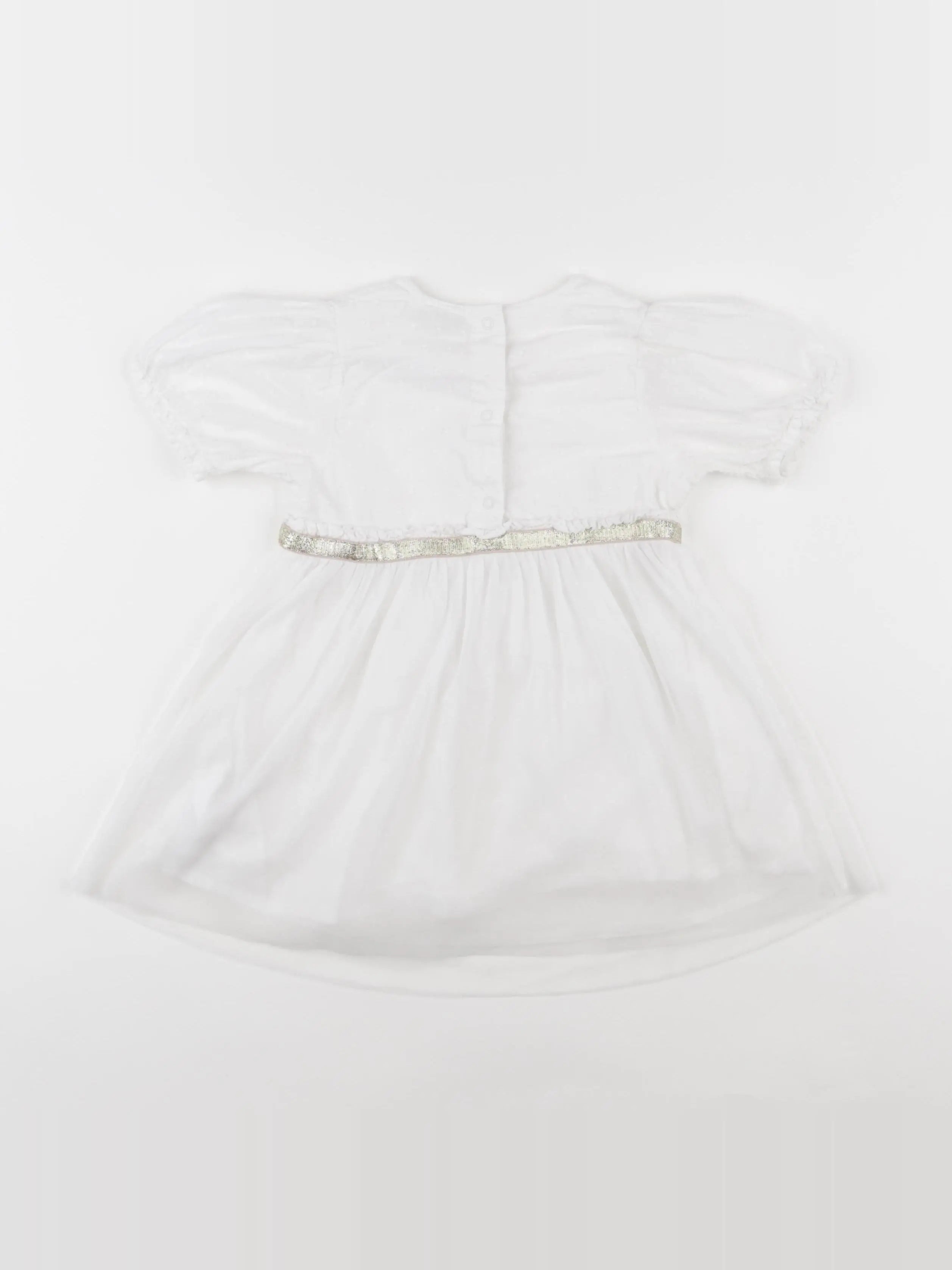 Tape à l'oeil - robe blanc - 24 mois