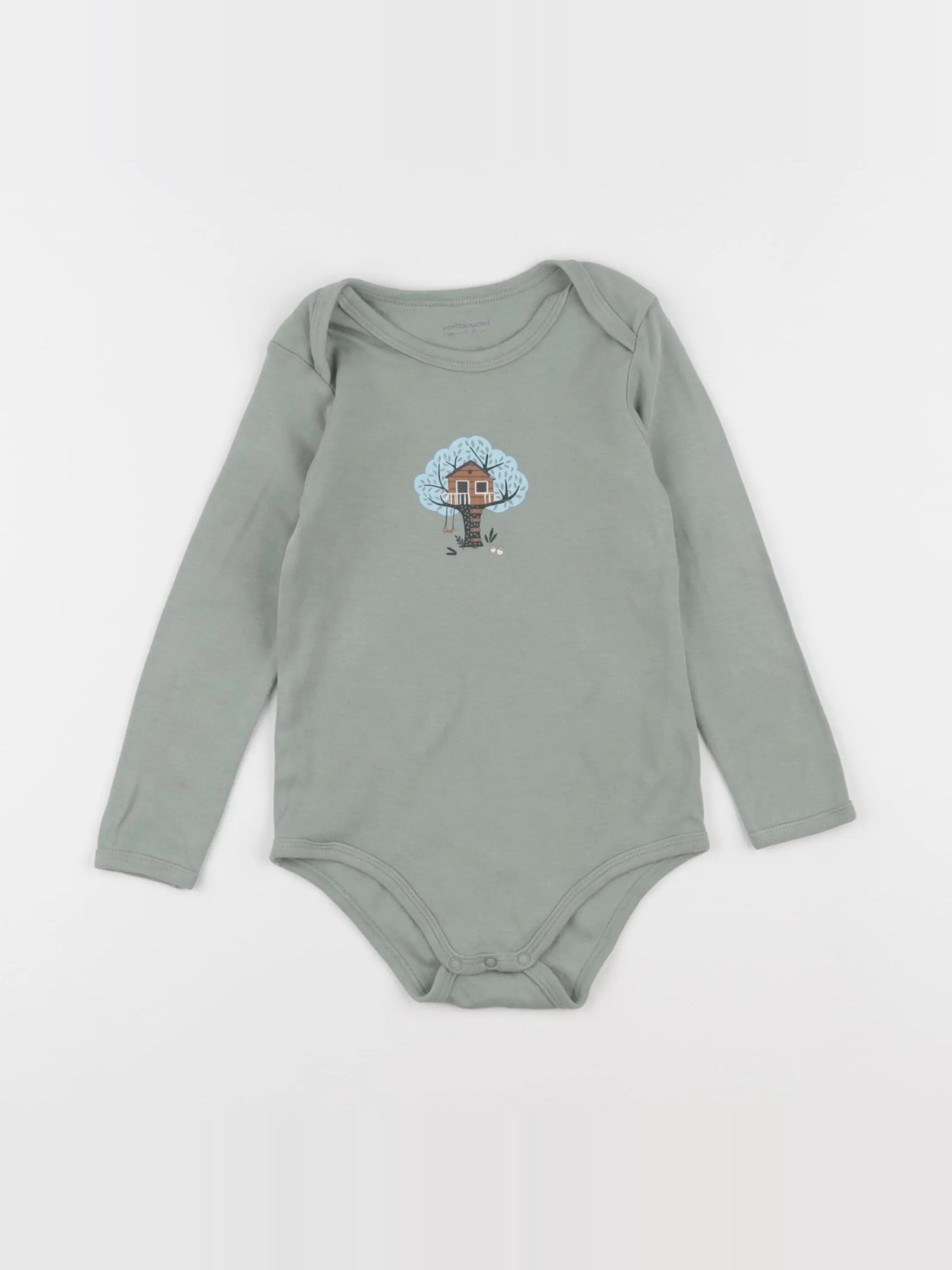 Vertbaudet - body vert - 36 mois