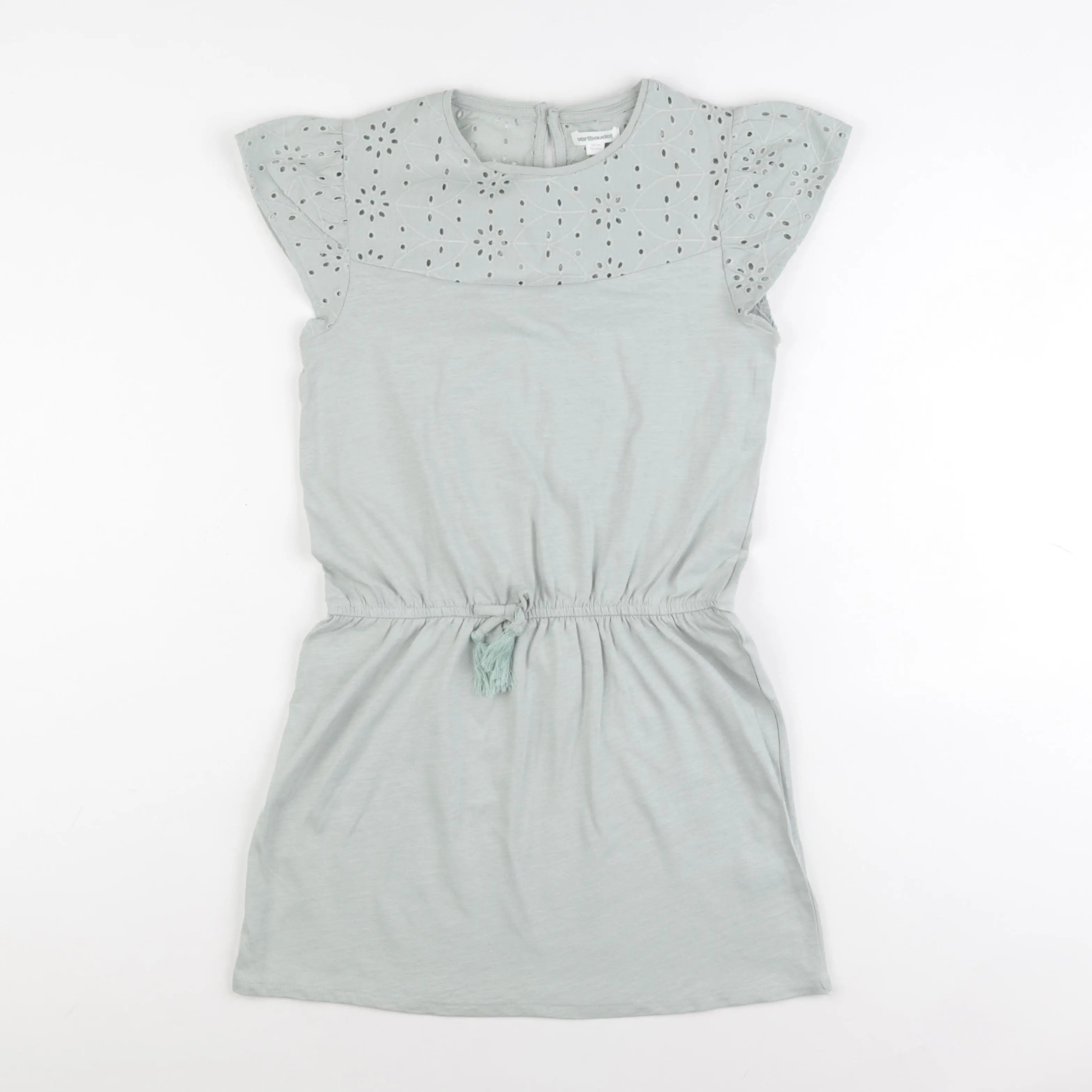 Vertbaudet - robe vert - 10 ans