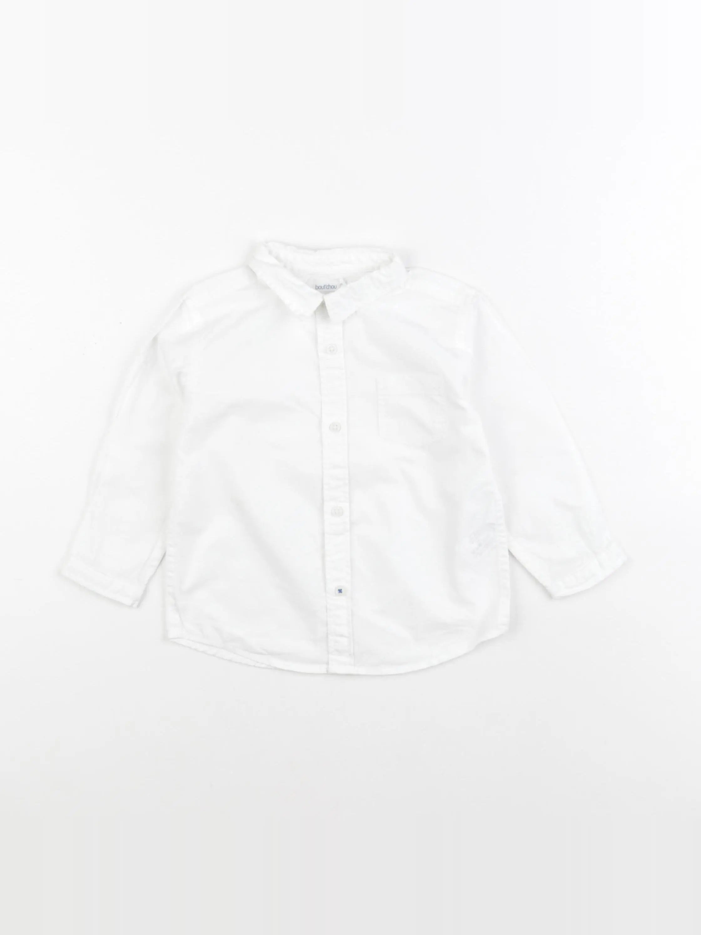 Boutchou - chemise blanc - 18 mois