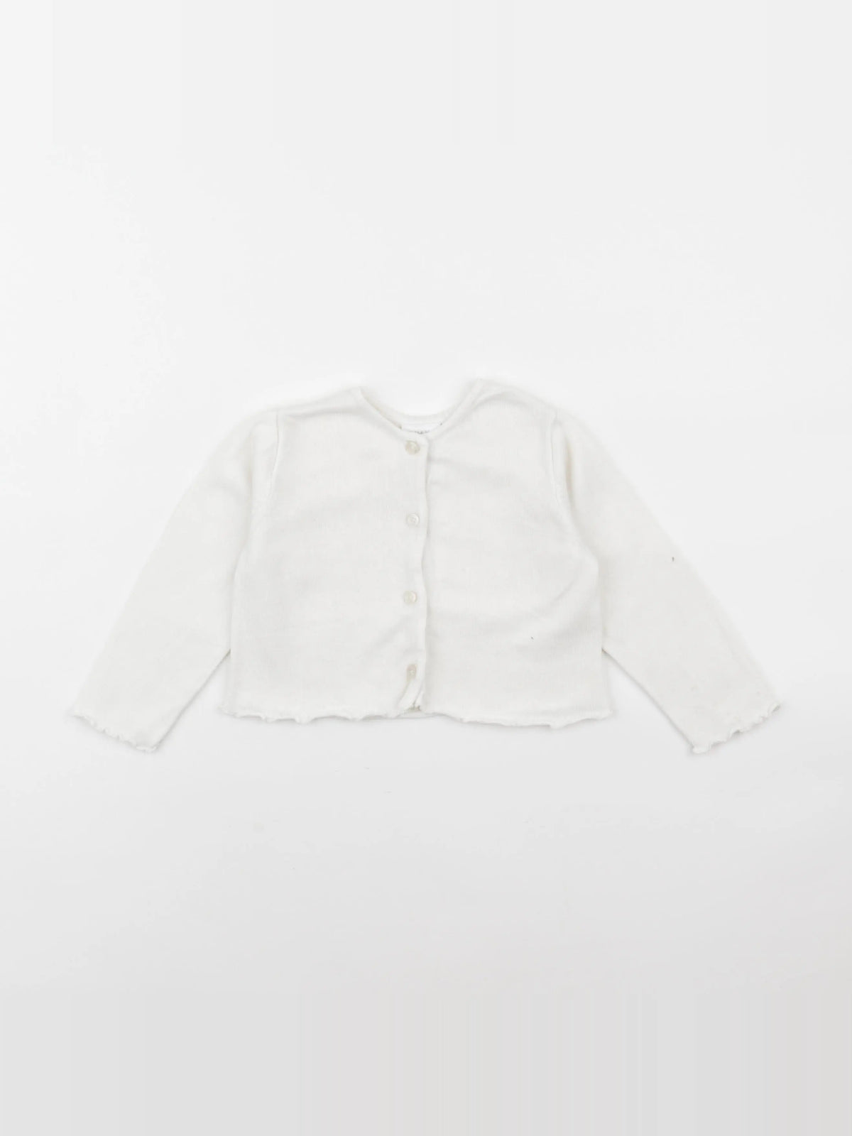 Zara - gilet blanc - 18/24 mois