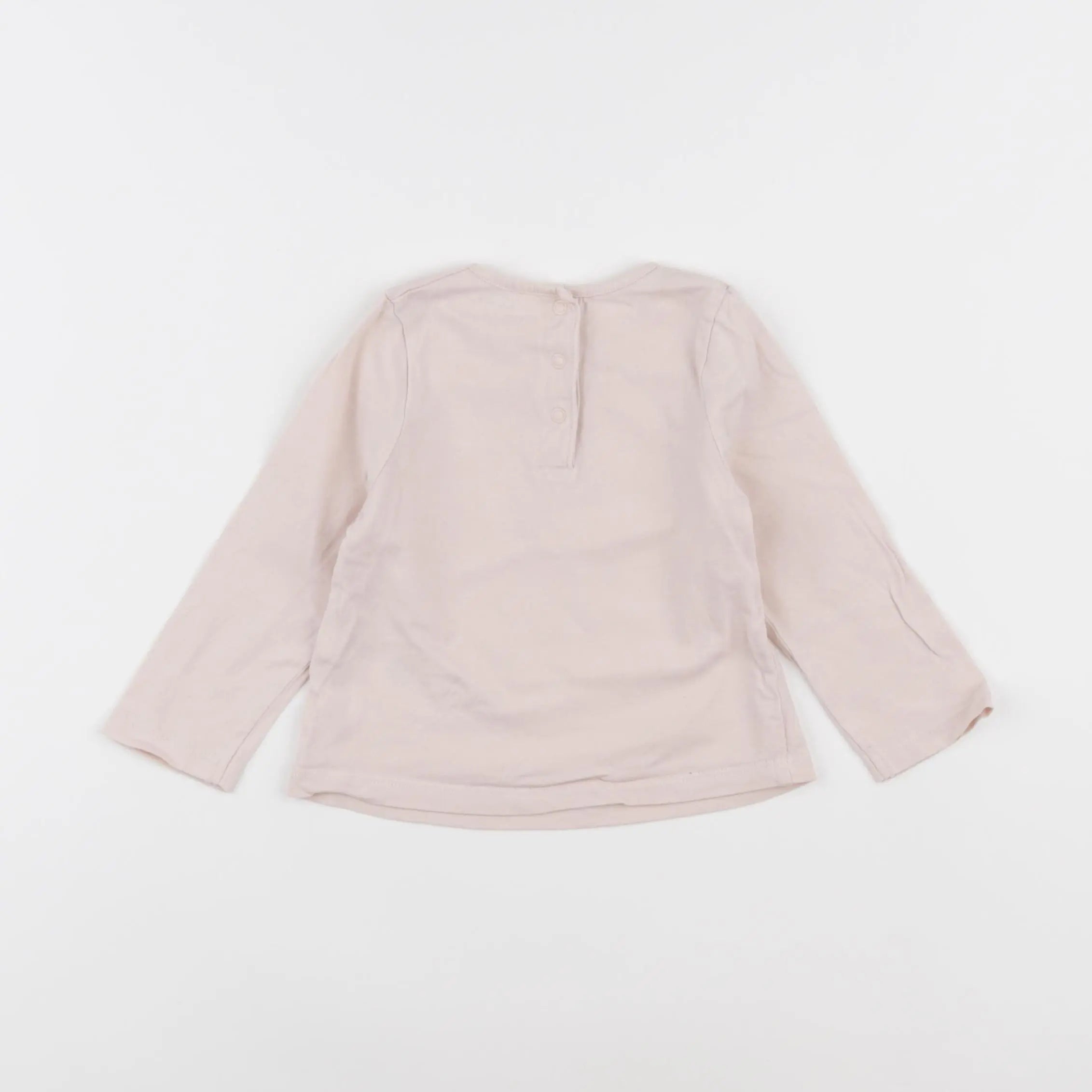 Vertbaudet - tee-shirt rose - 12 mois