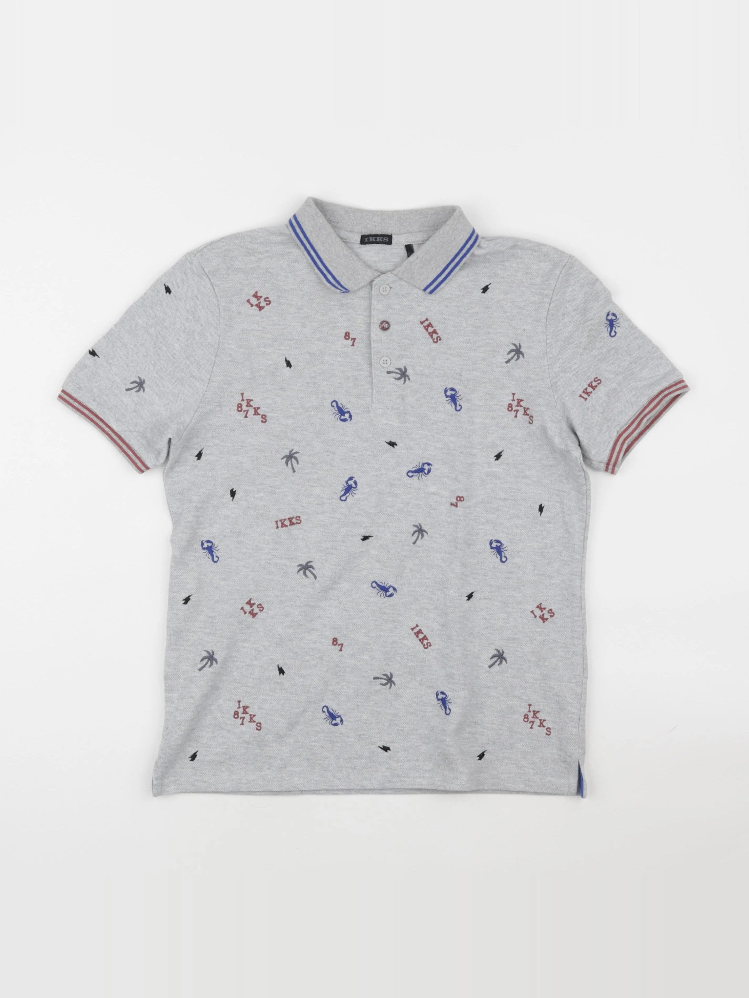 IKKS - polo gris - 12 ans