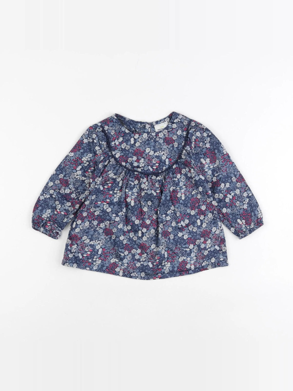 Tape à l'oeil - blouse bleu - 12 mois