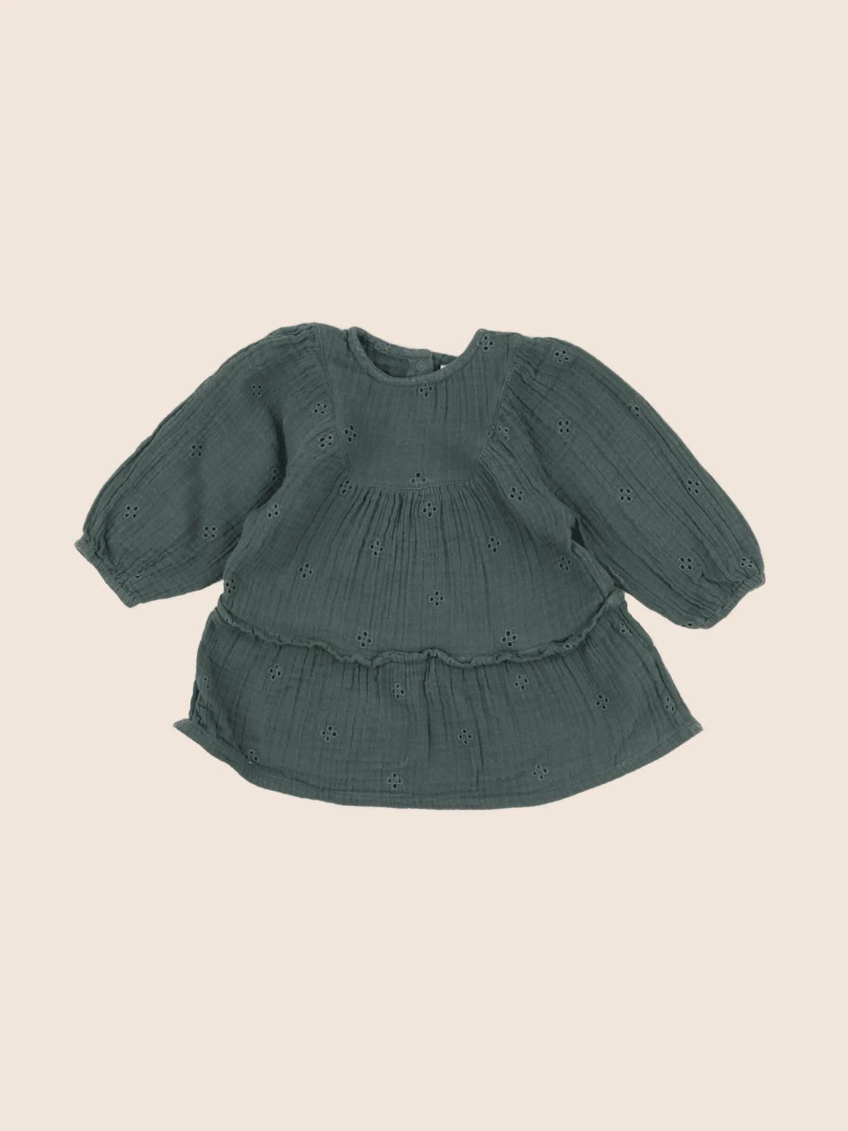 Tape à l'oeil - robe vert - 6 mois