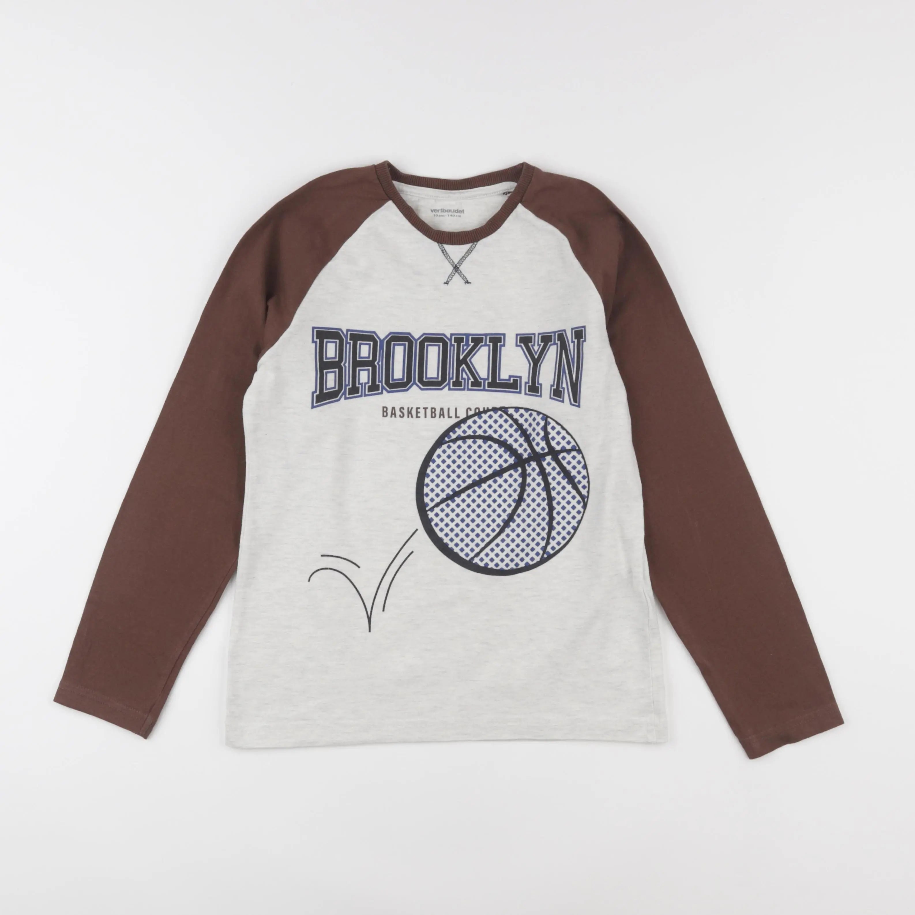 Vertbaudet - débardeur marron - 10 ans