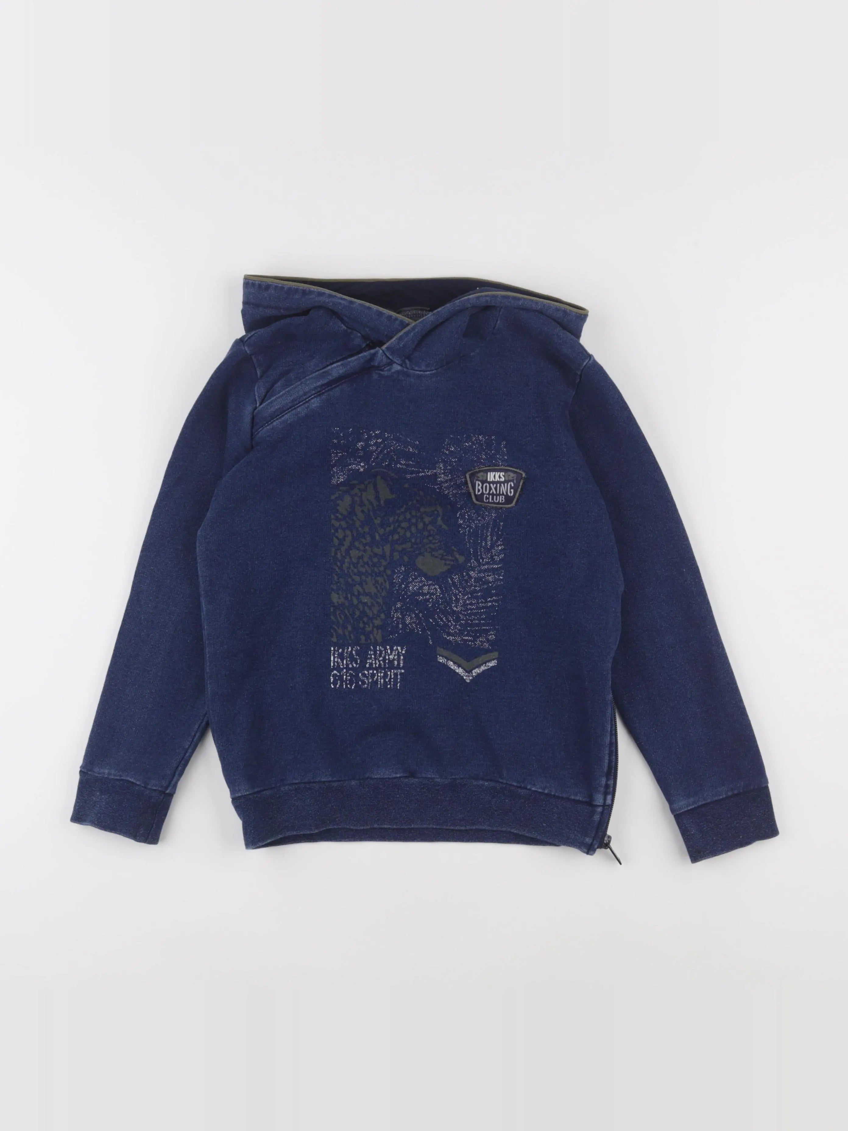 IKKS - sweat bleu - 8 ans