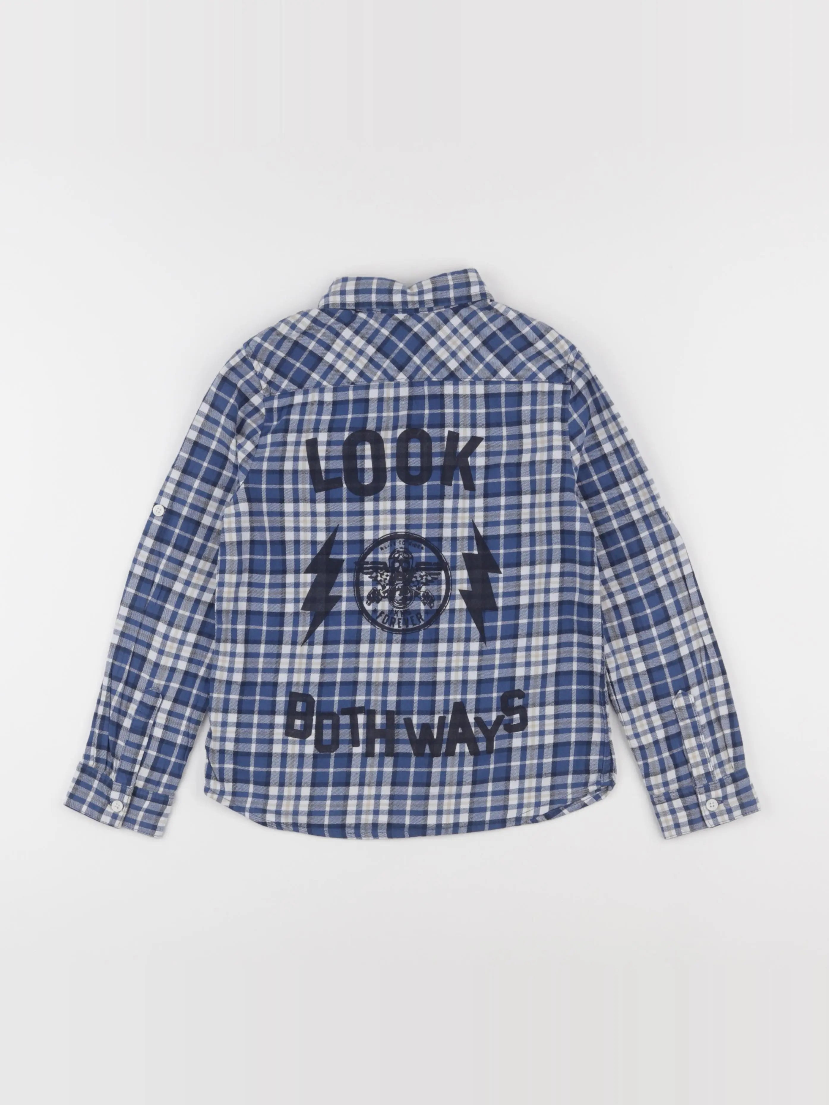 IKKS - chemise bleu - 6 ans