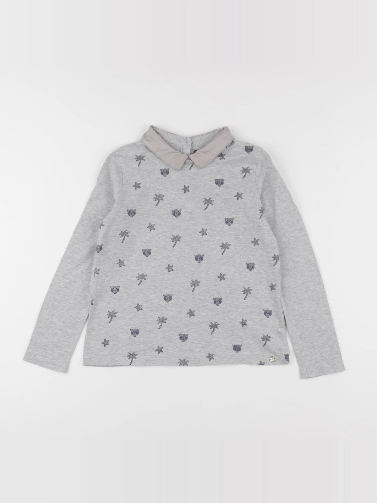 IKKS - tee-shirt bleu - 8 ans