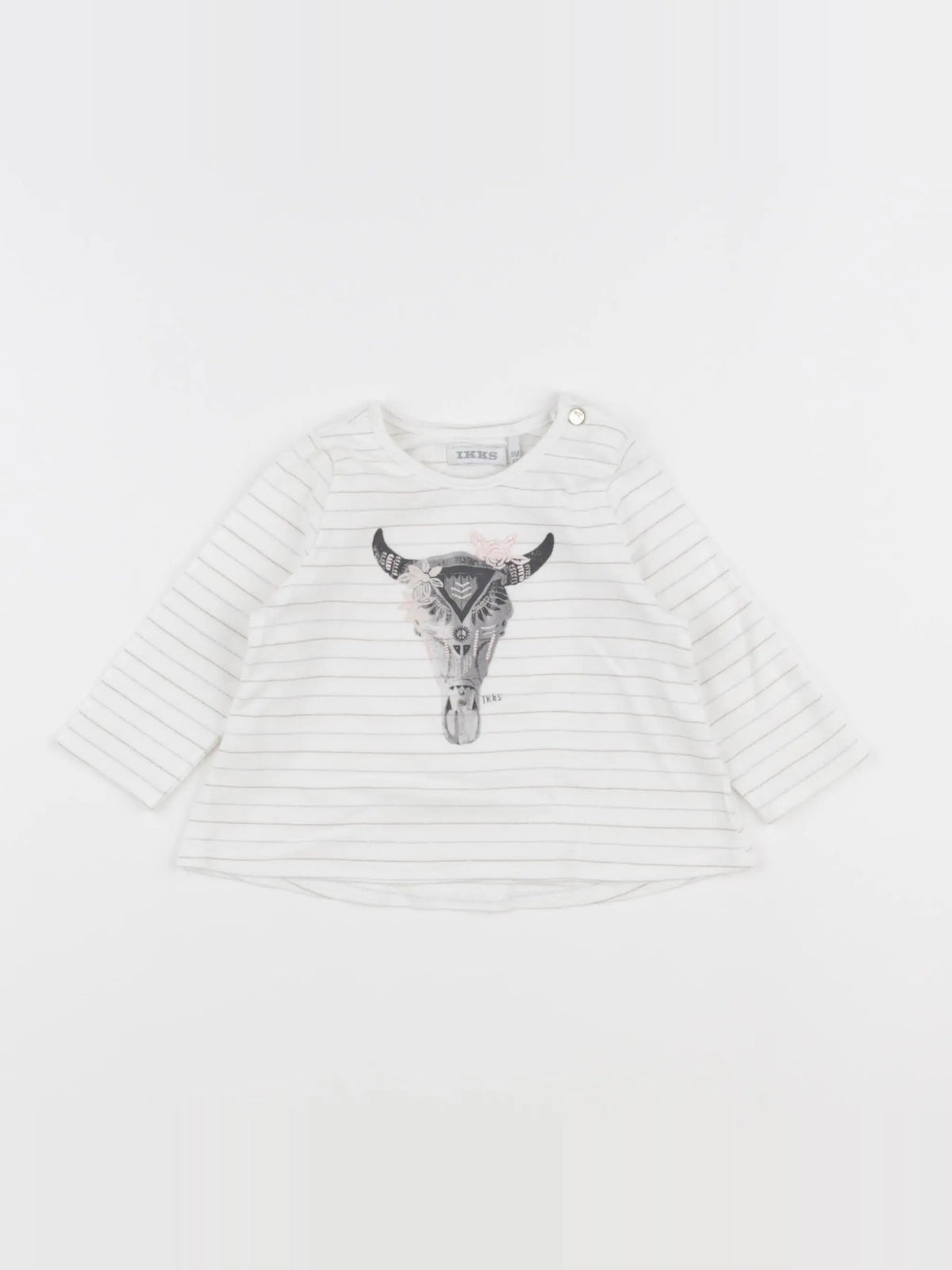 IKKS - tee-shirt blanc - 6 mois