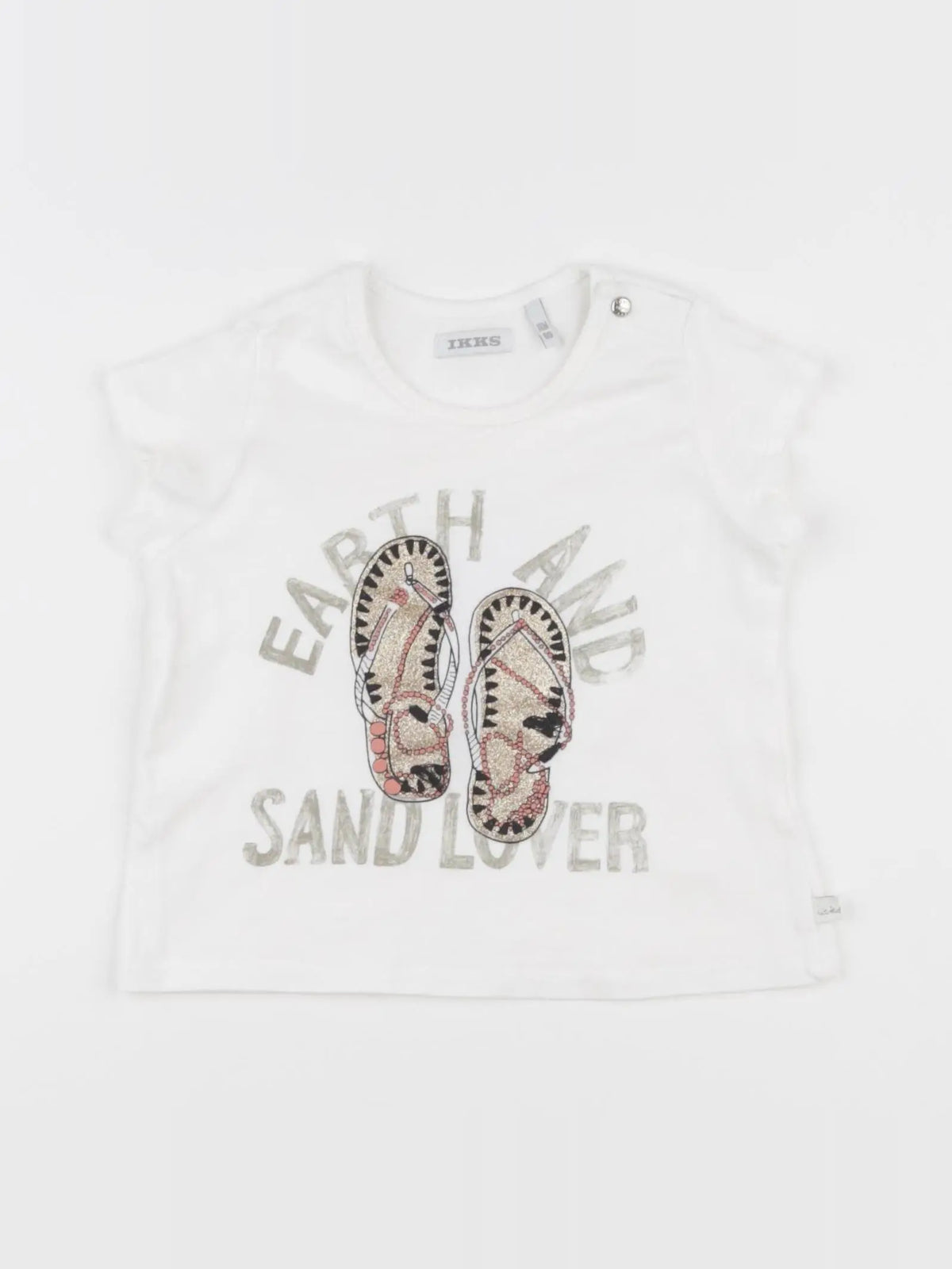 IKKS - tee-shirt blanc - 18 mois