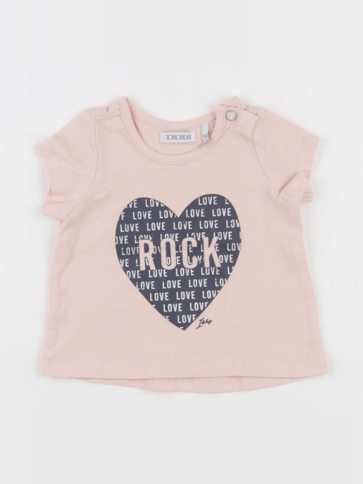 IKKS - tee-shirt rose - 6 mois