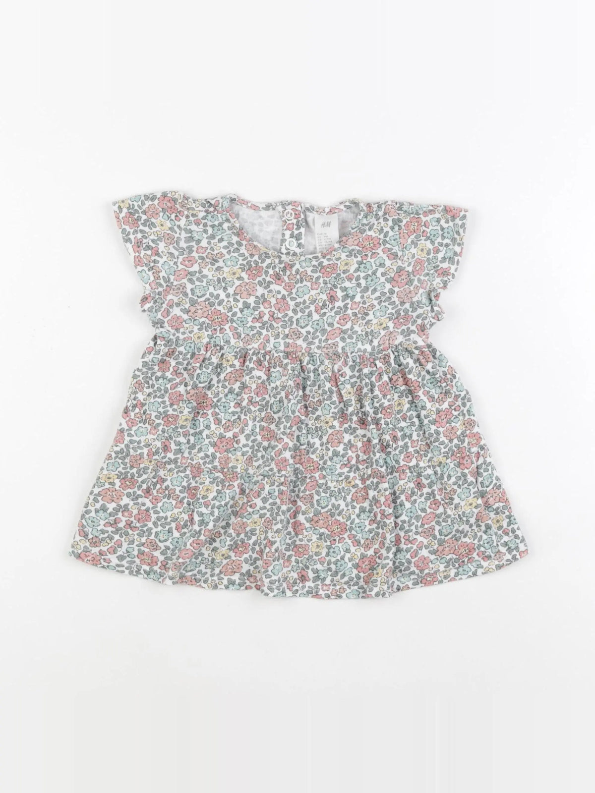 H&M - robe multicolore - 6/9 mois