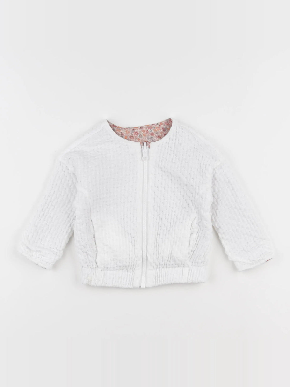 IKKS - veste réversible blanc - 18 mois