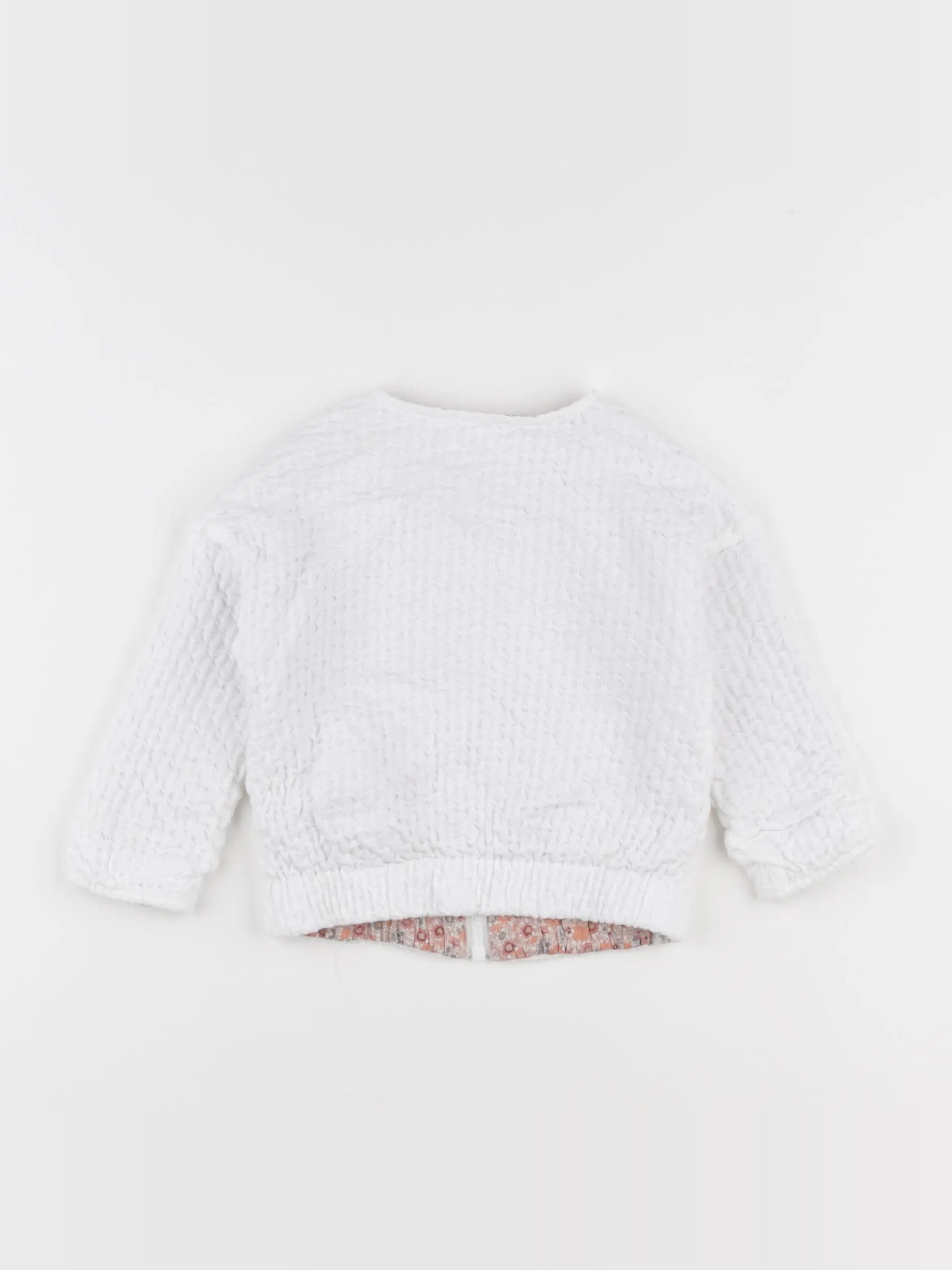 IKKS - veste réversible blanc - 18 mois