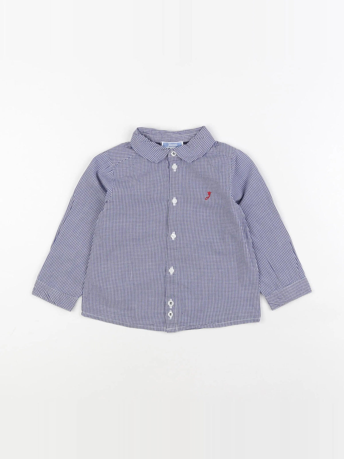 Jacadi - chemise bleu, blanc - 24 mois