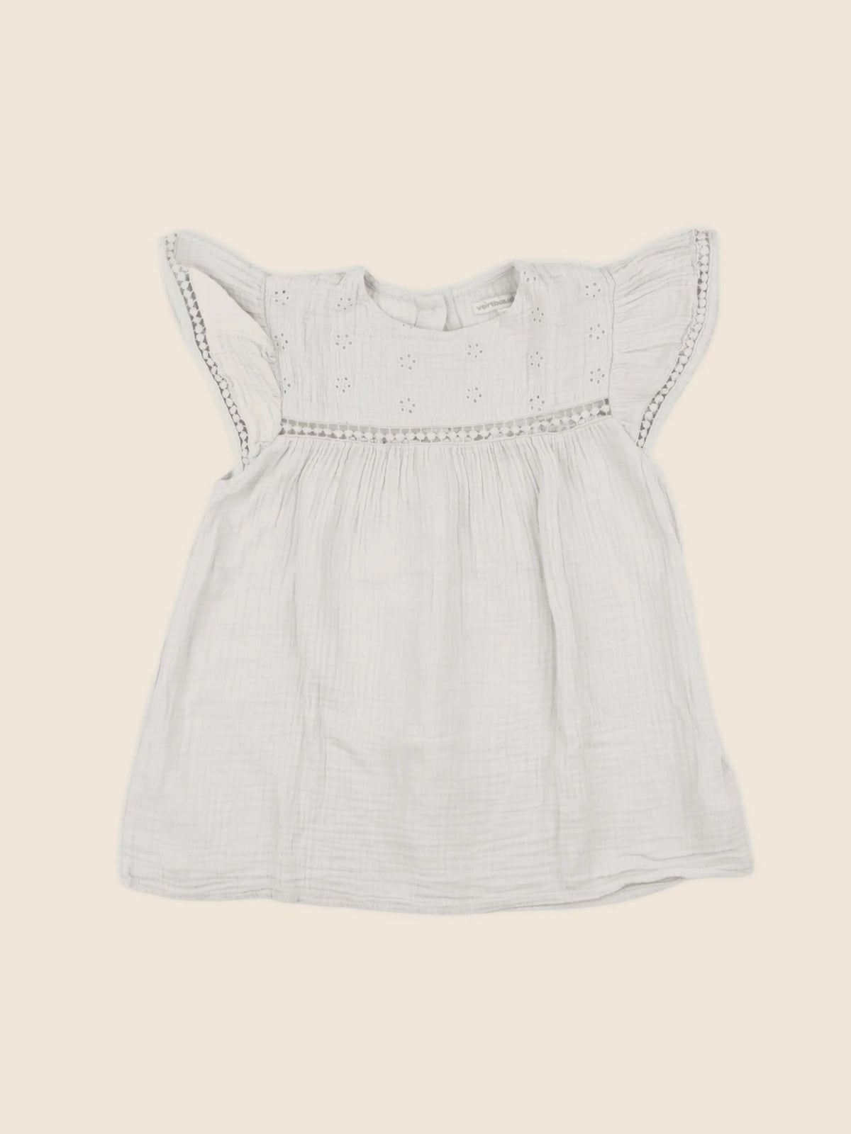 Vertbaudet - blouse beige - 10 ans