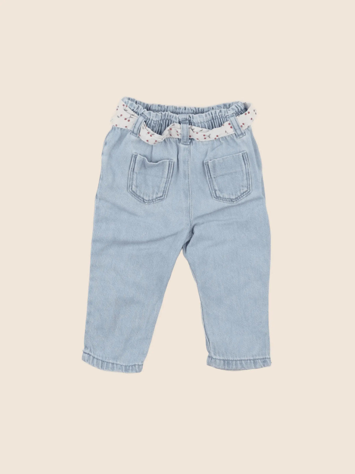 Vertbaudet - jean bleu - 6 mois