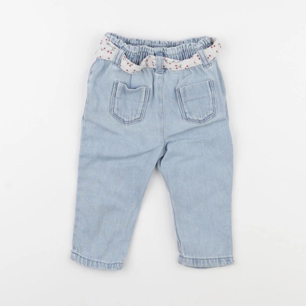 Vertbaudet - jean bleu - 6 mois