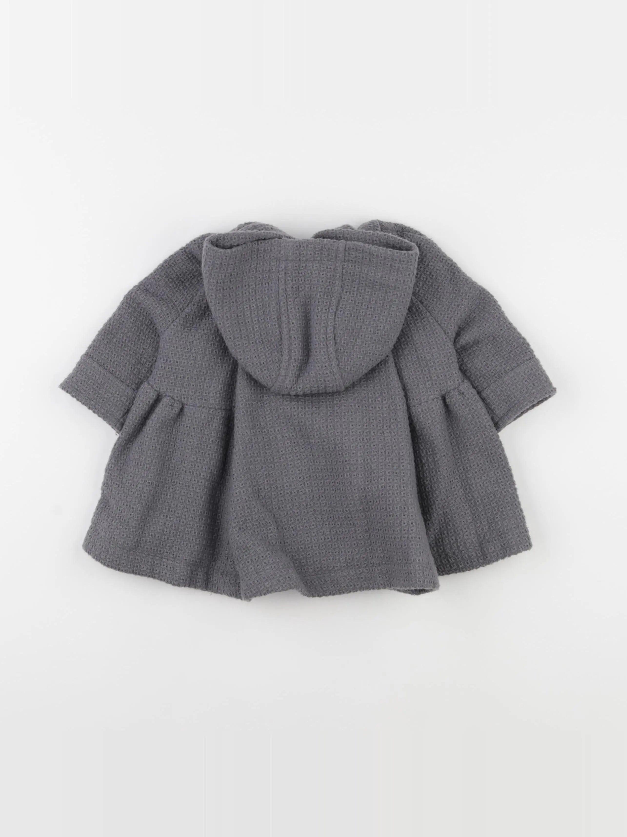 Vertbaudet - manteau gris - 6 mois