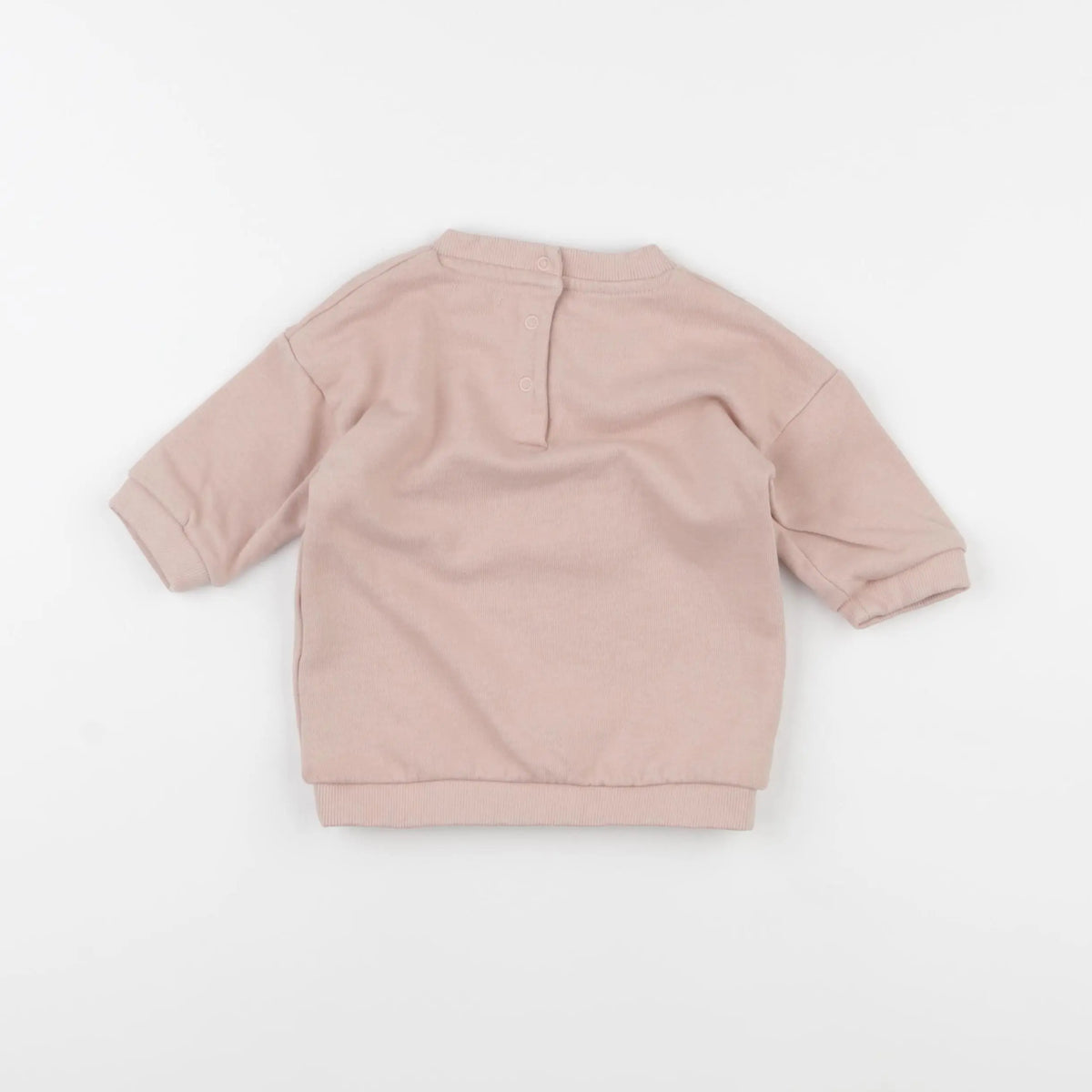 Vertbaudet - sweat rose - 6 mois