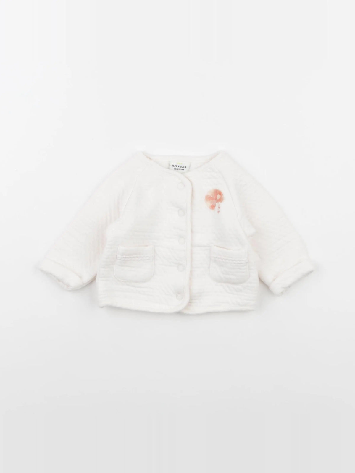 Tape à l'oeil - gilet rose - 3 mois