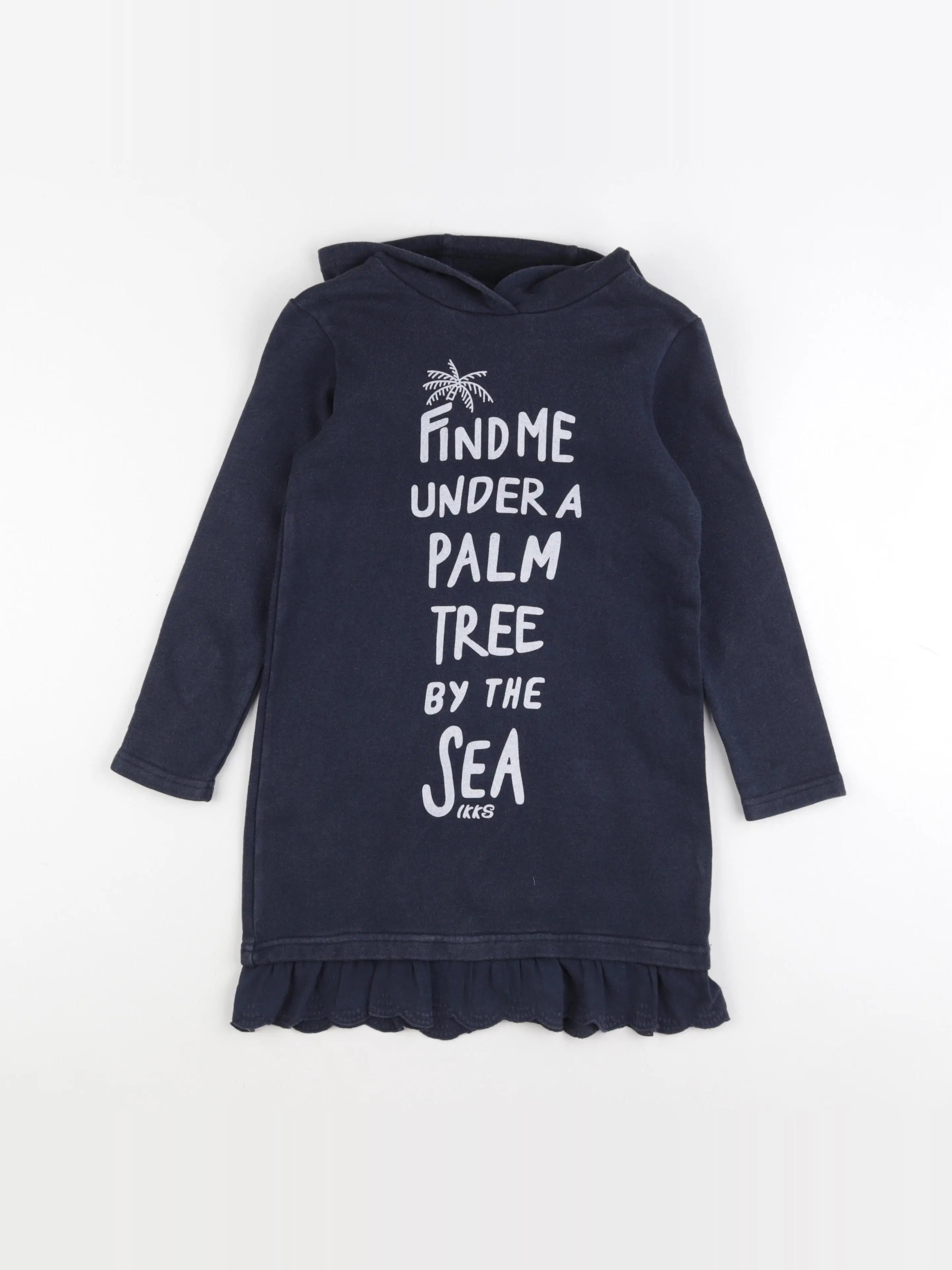 IKKS - robe bleu - 6 ans