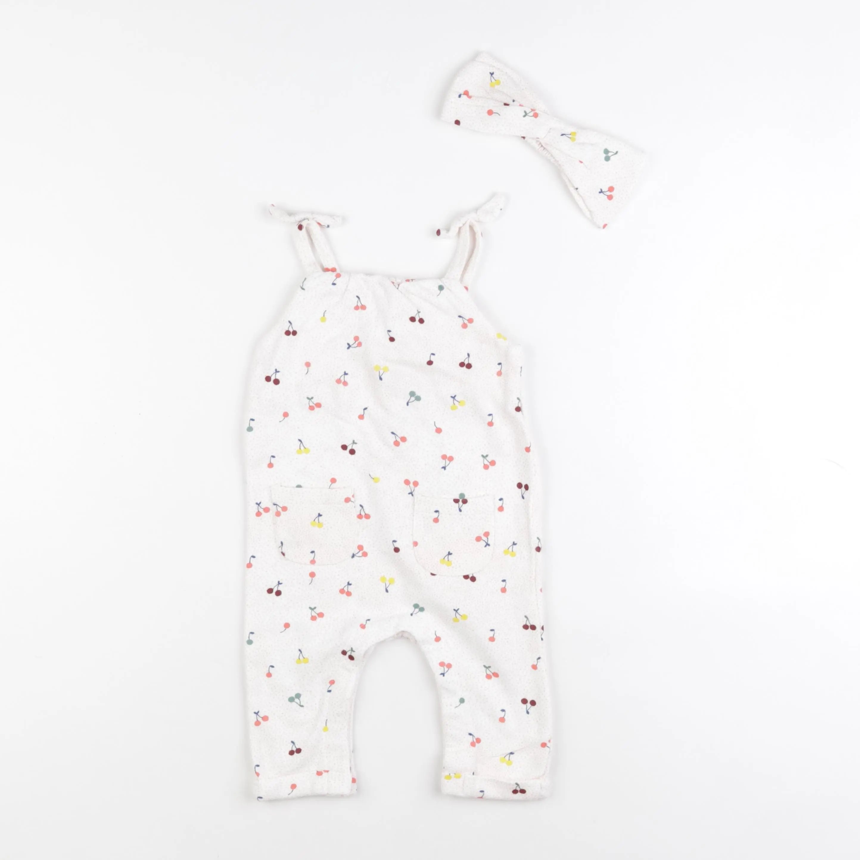 Vertbaudet - combinaison rose - 6 mois